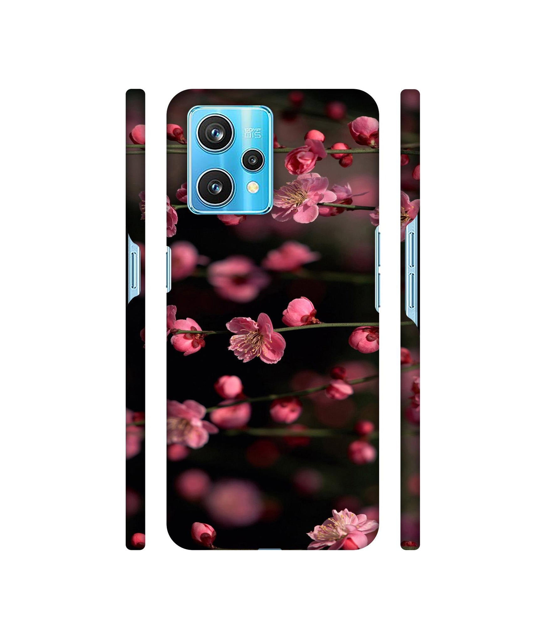 Pink Flowers Designer Hard Back Cover for Realme 9 Pro Plus 5G