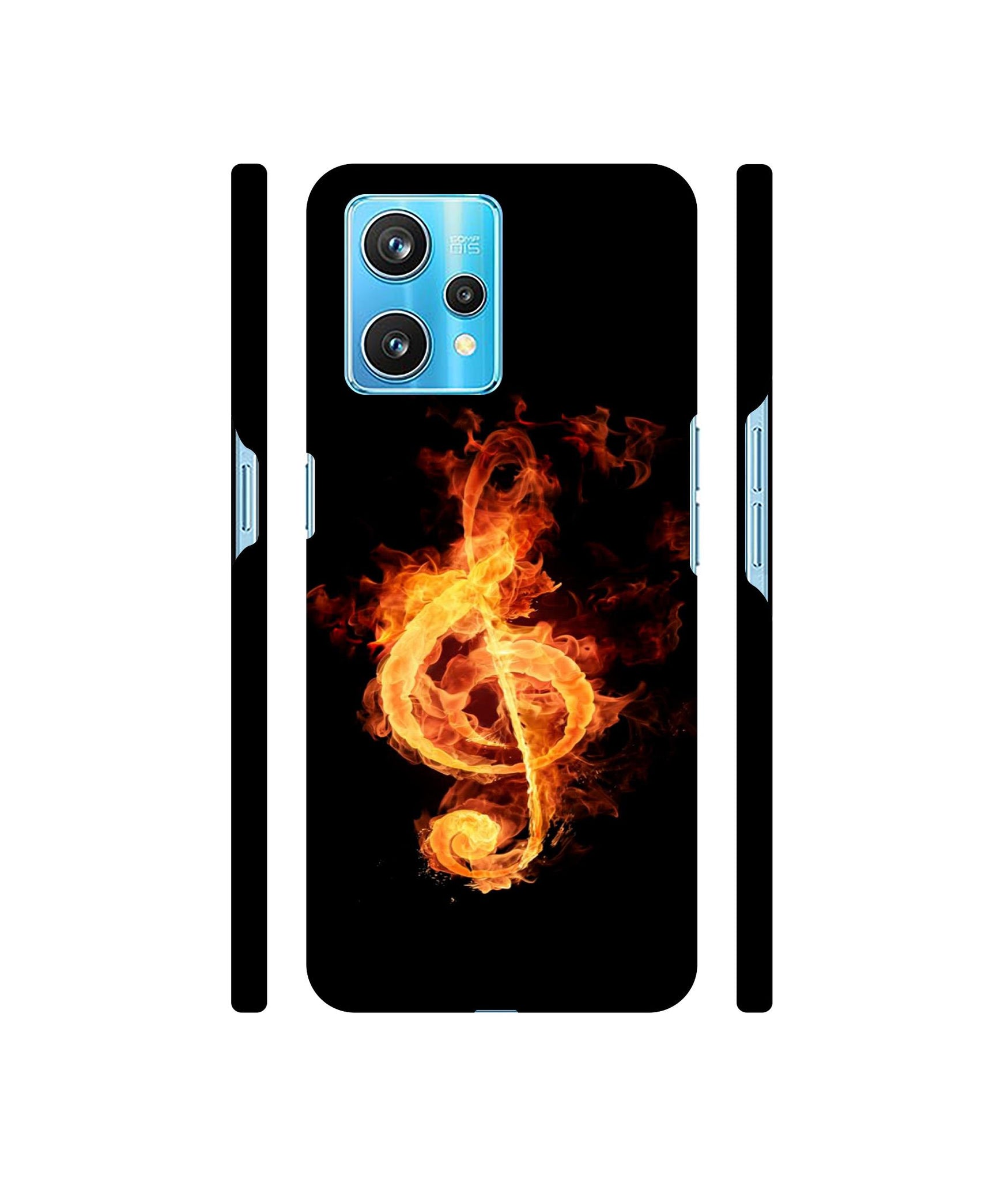 Fire Note Designer Hard Back Cover for Realme 9 Pro Plus 5G