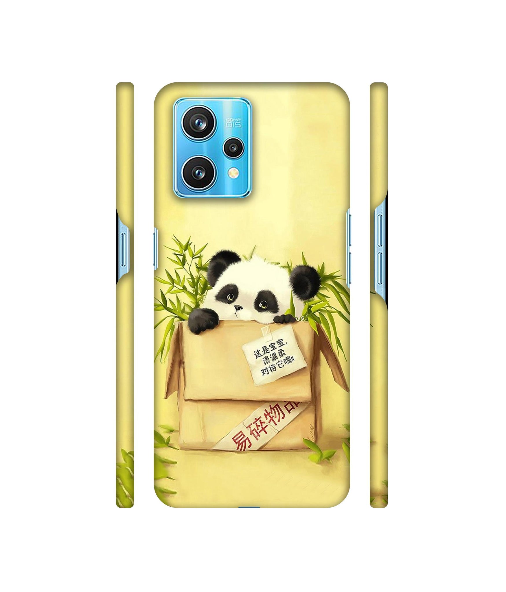 Panda In Box Designer Hard Back Cover for Realme 9 Pro Plus 5G