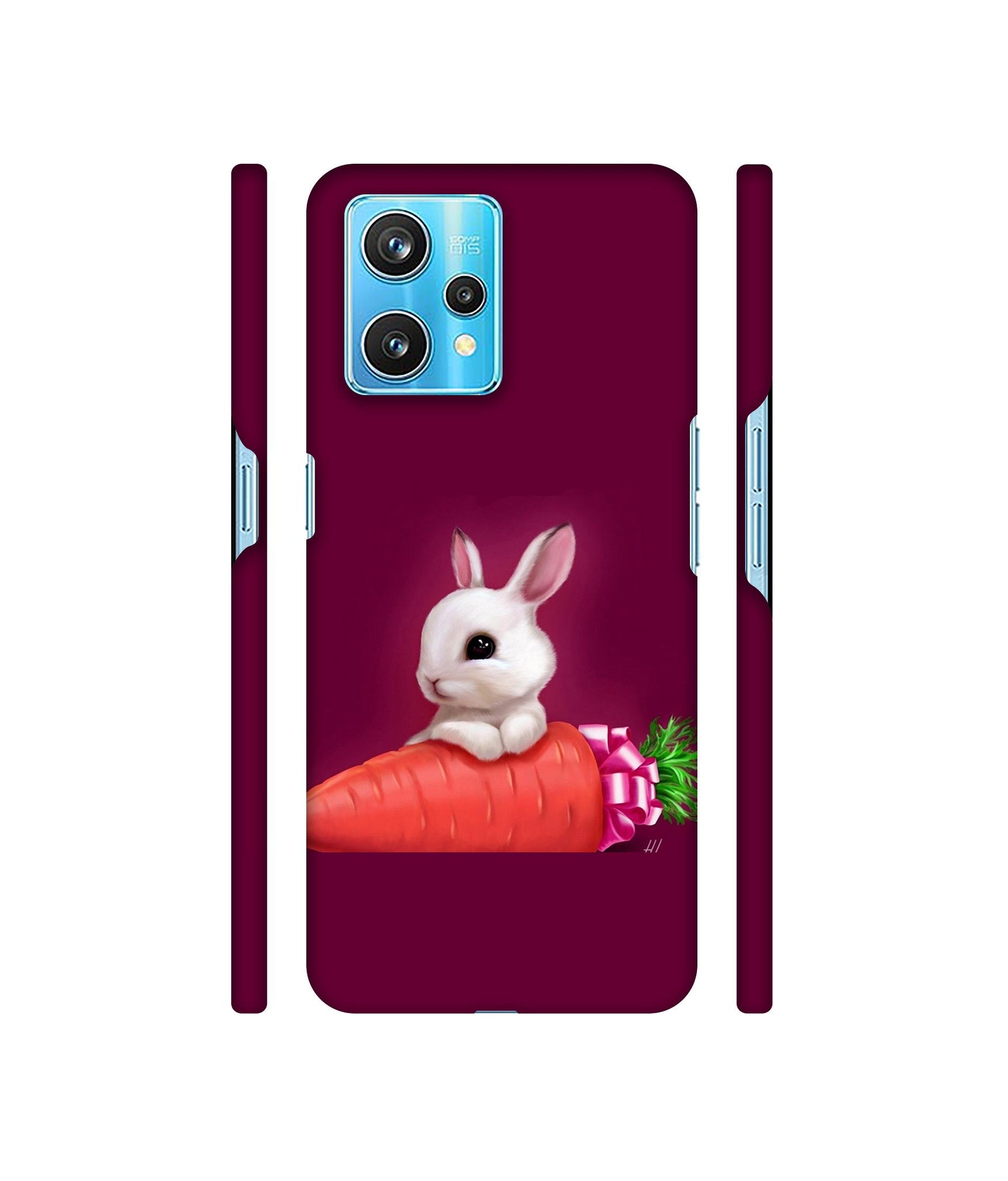 Bunny With Carrot Designer Hard Back Cover for Realme 9 Pro Plus 5G