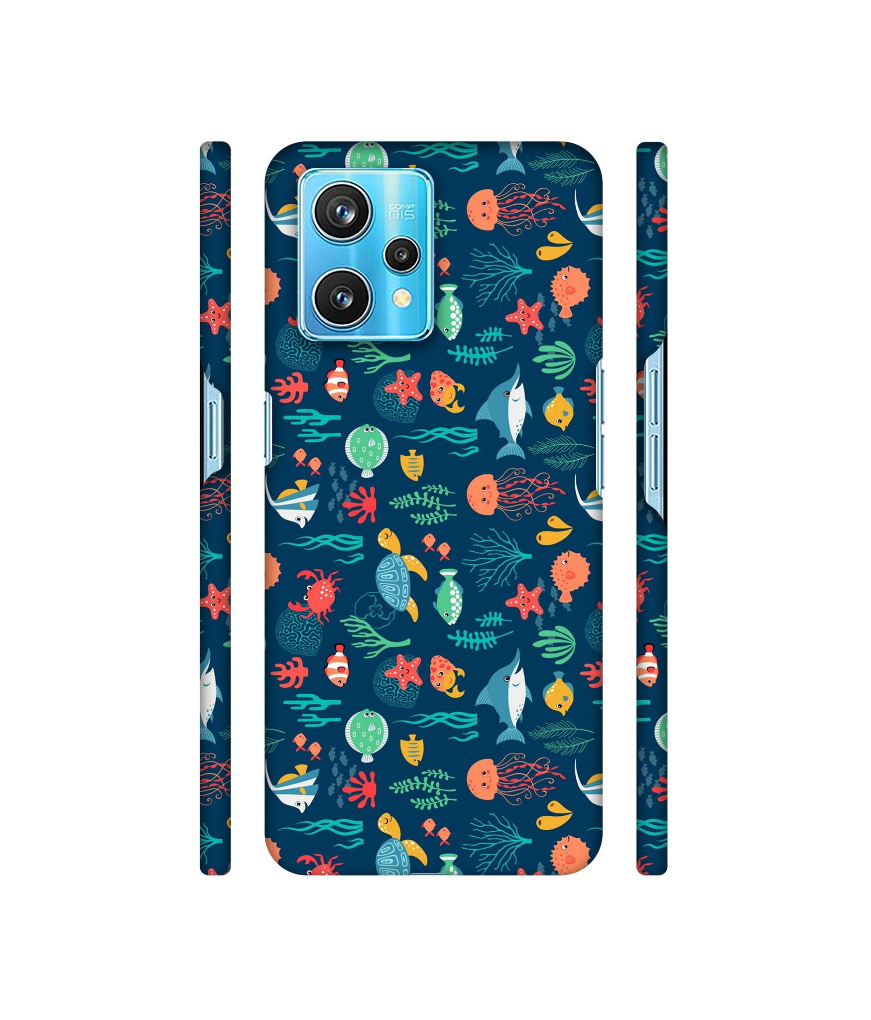 Aquarium Texture Designer Hard Back Cover for Realme 9 Pro Plus 5G