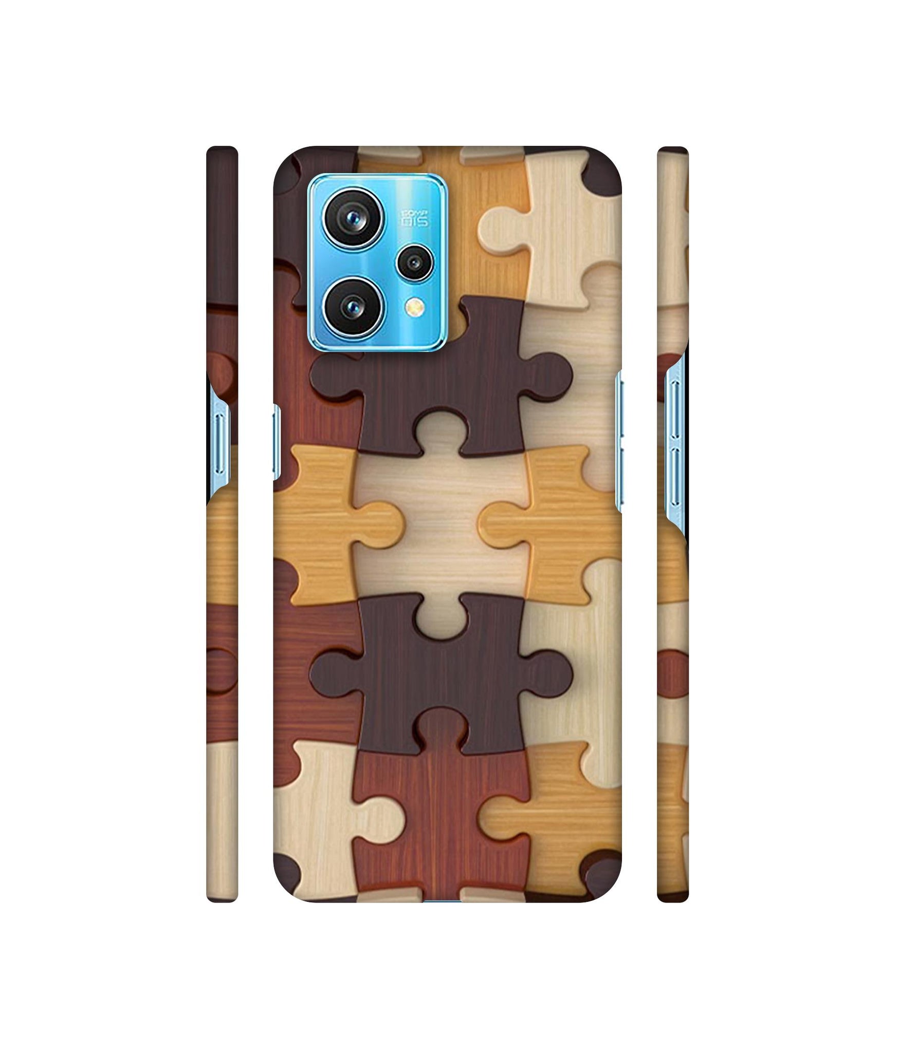 Puzzle Pattern Designer Hard Back Cover for Realme 9 Pro Plus 5G