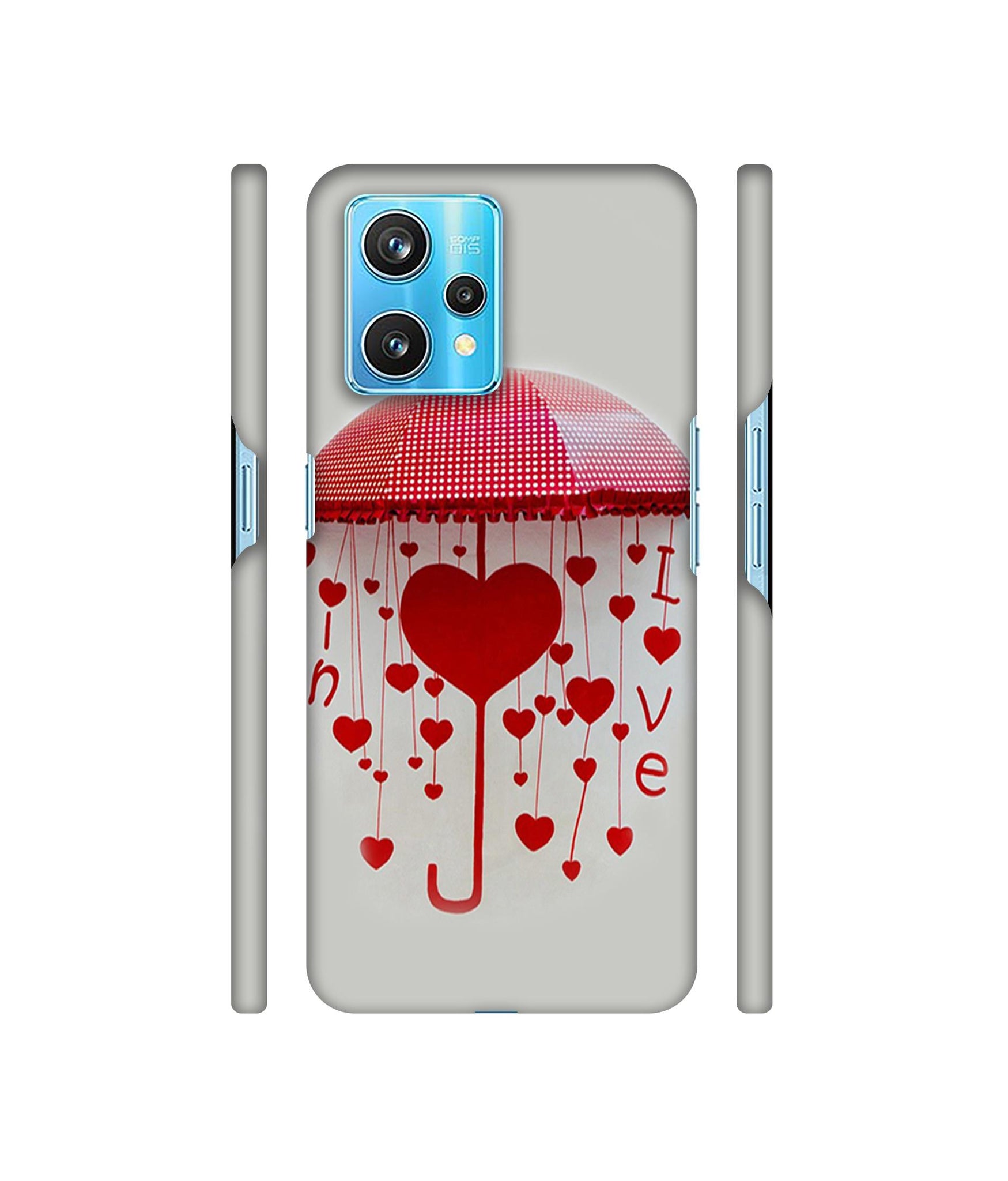 Love Heart Designer Hard Back Cover for Realme 9 Pro Plus 5G