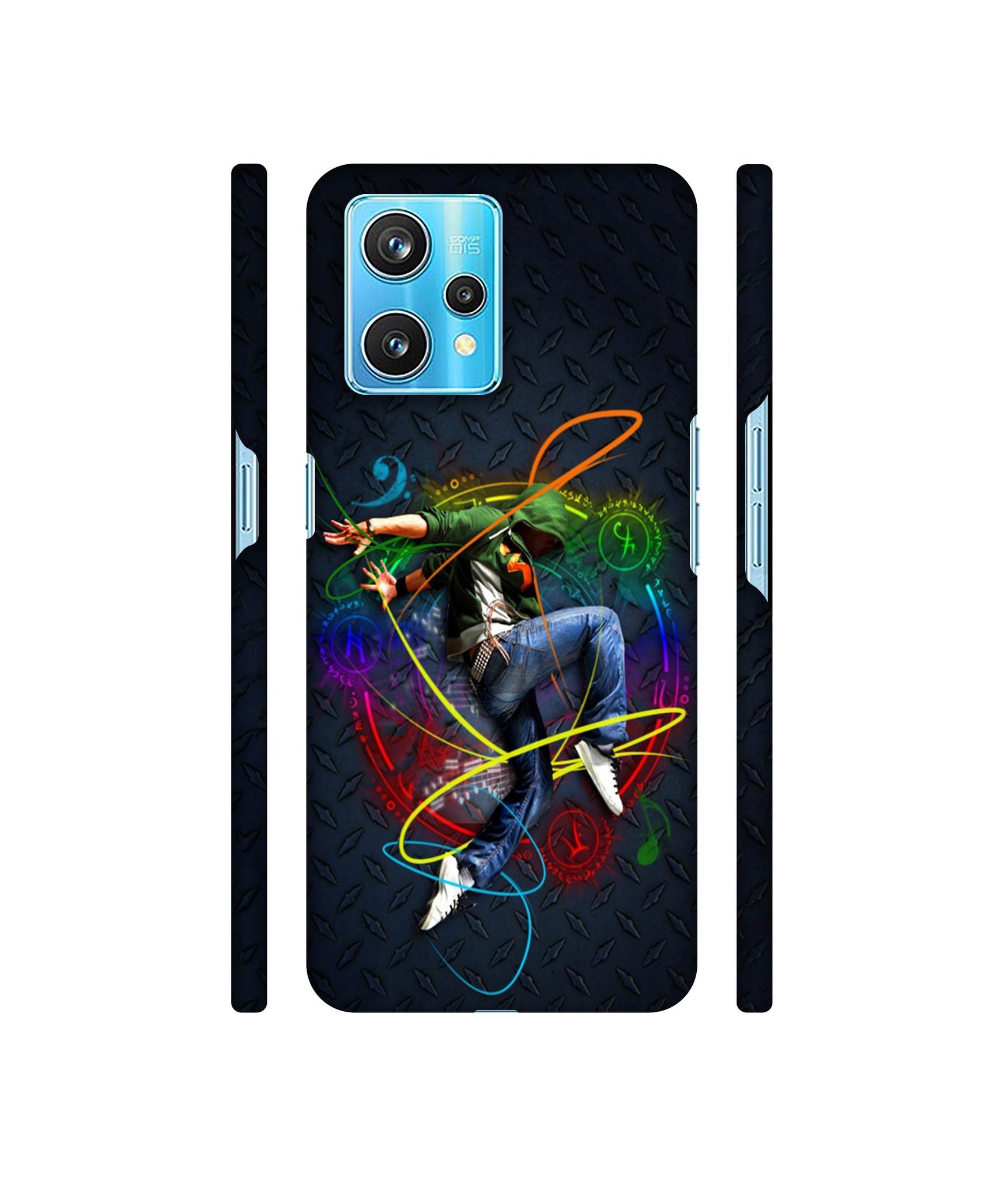 Boy With Music Designer Hard Back Cover for Realme 9 Pro Plus 5G