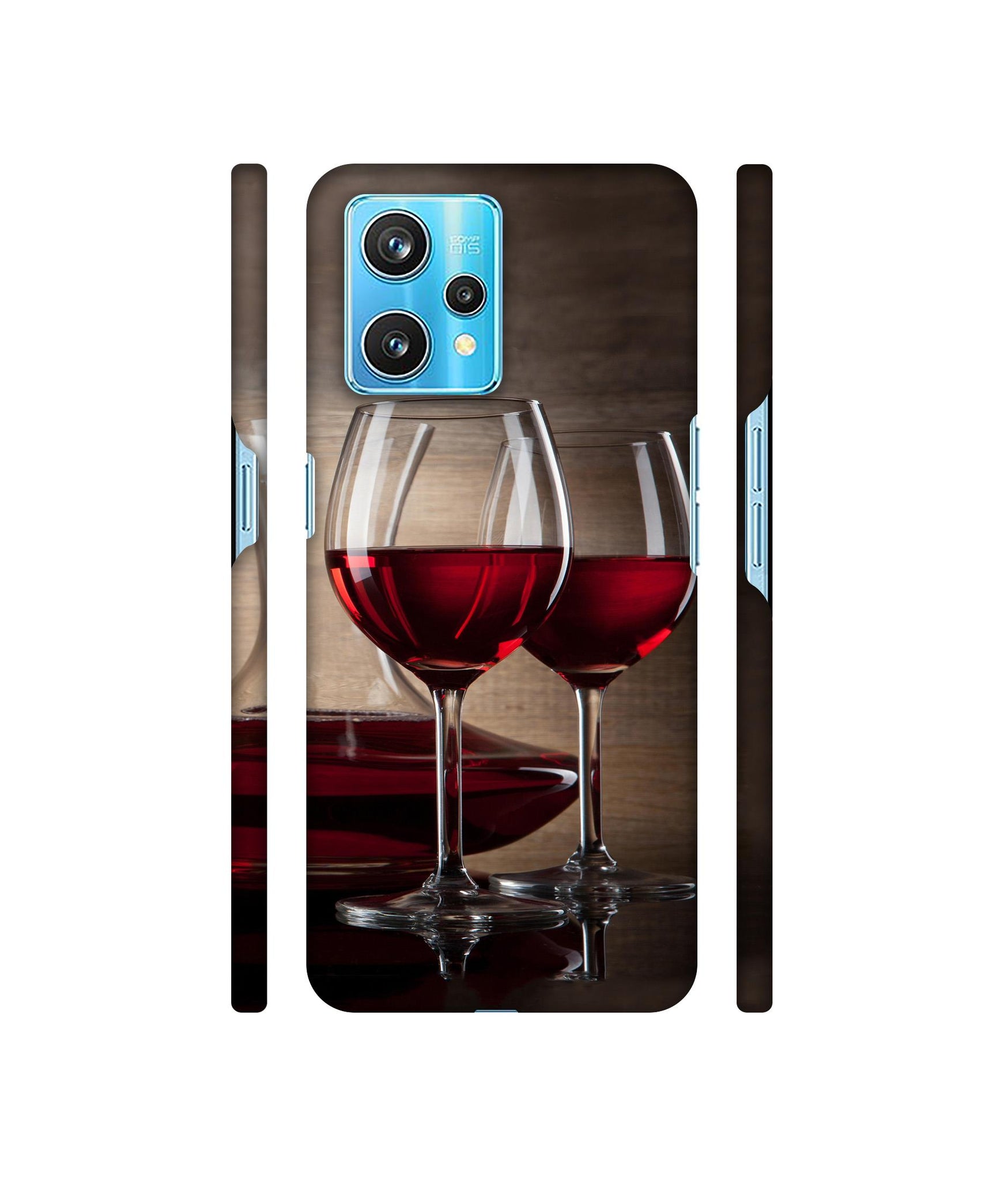 Wine Glass Designer Hard Back Cover for Realme 9 Pro Plus 5G