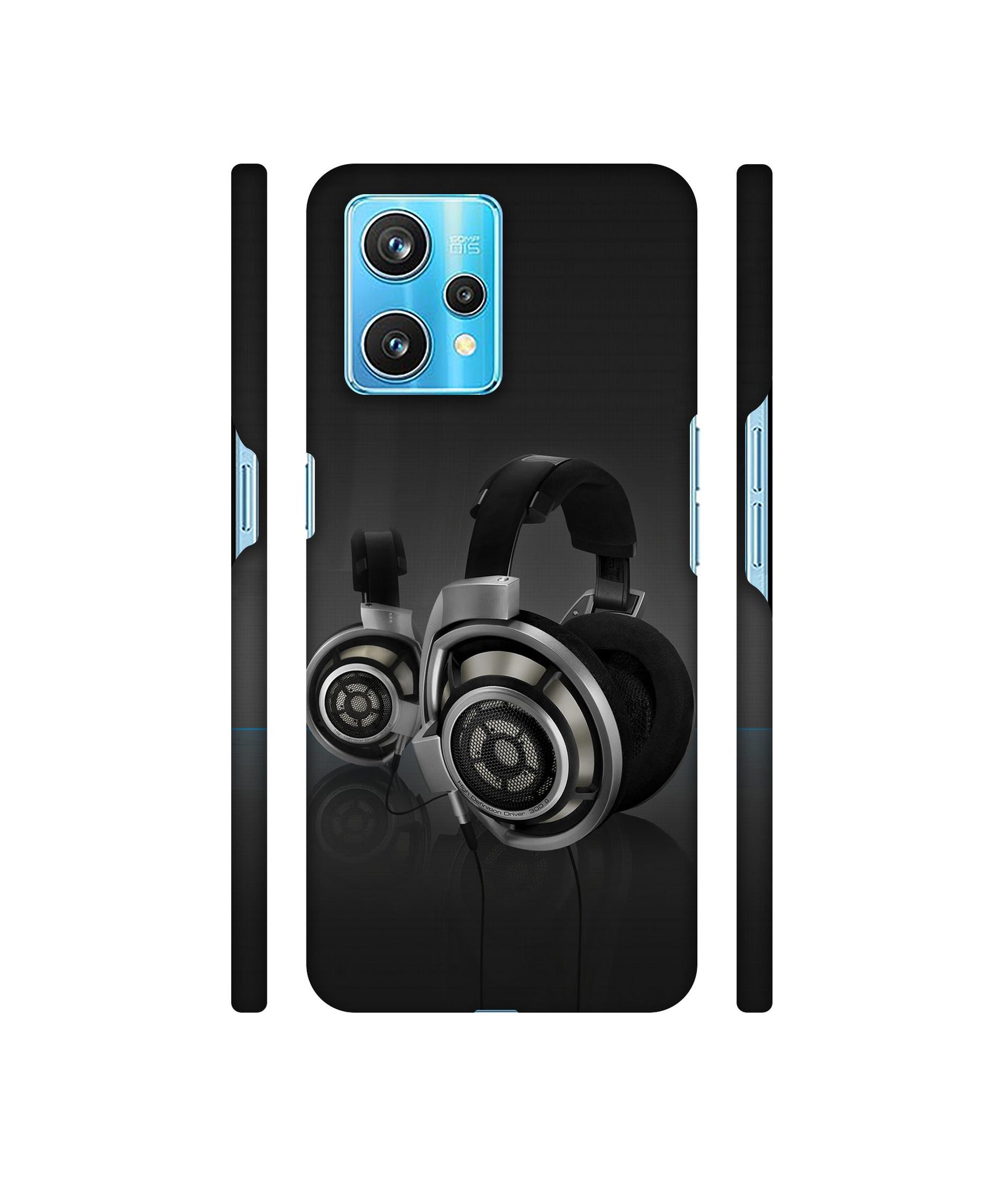 Head Phone Designer Hard Back Cover for Realme 9 Pro Plus 5G