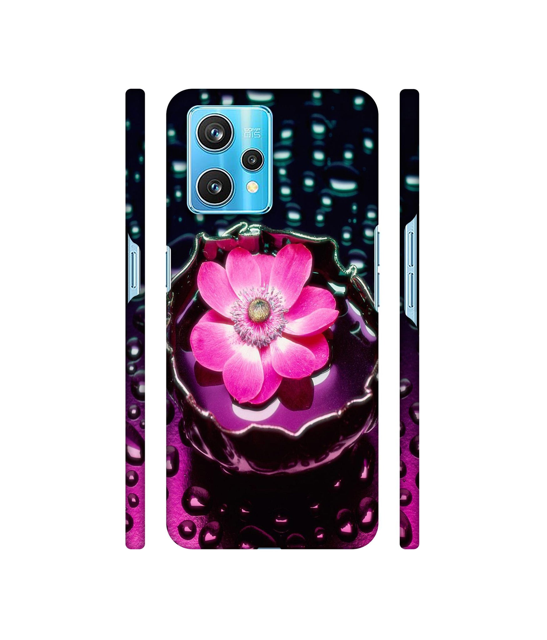 Flower in Water Designer Hard Back Cover for Realme 9 Pro Plus 5G