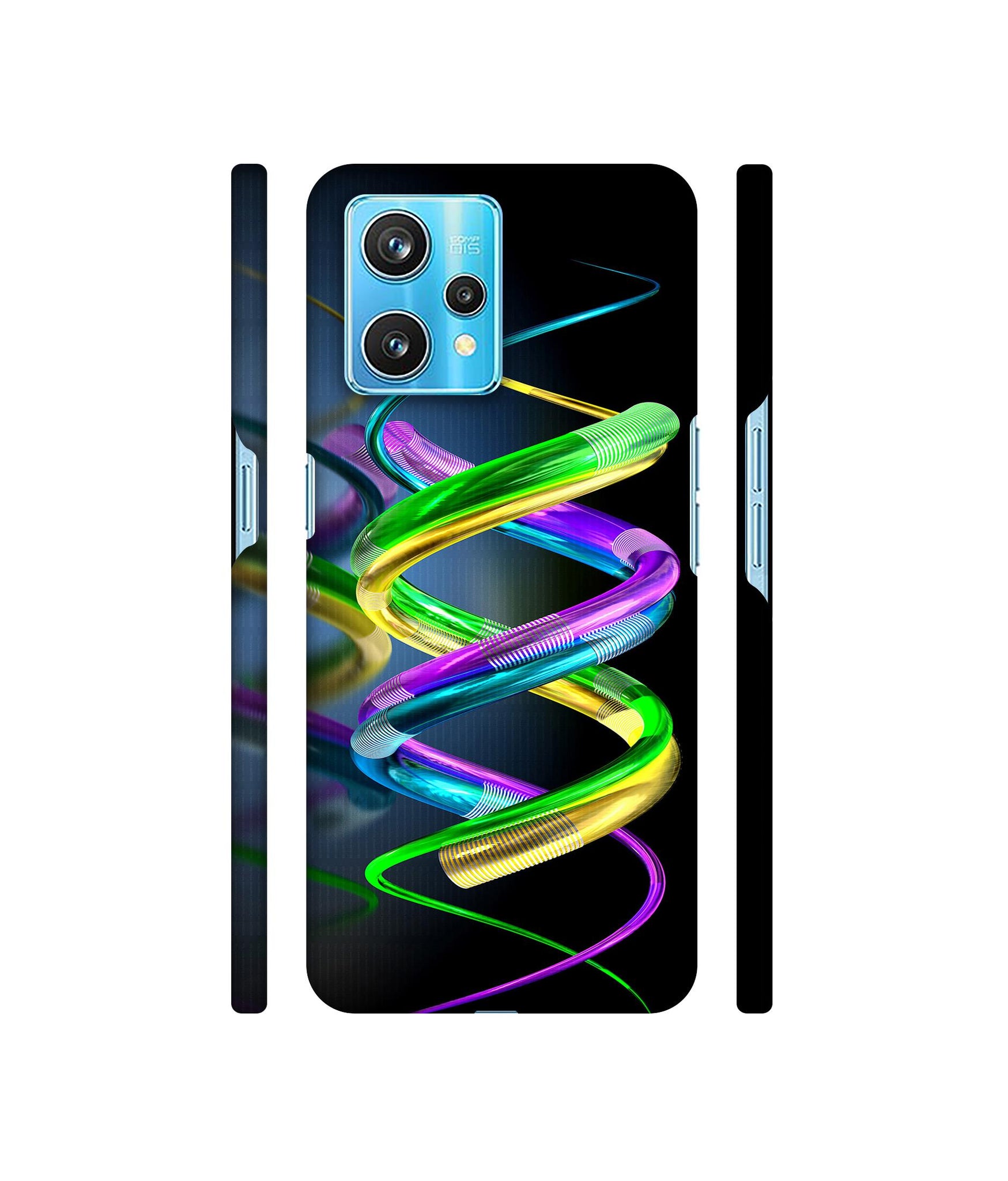 3D Spiral Designer Hard Back Cover for Realme 9 Pro Plus 5G