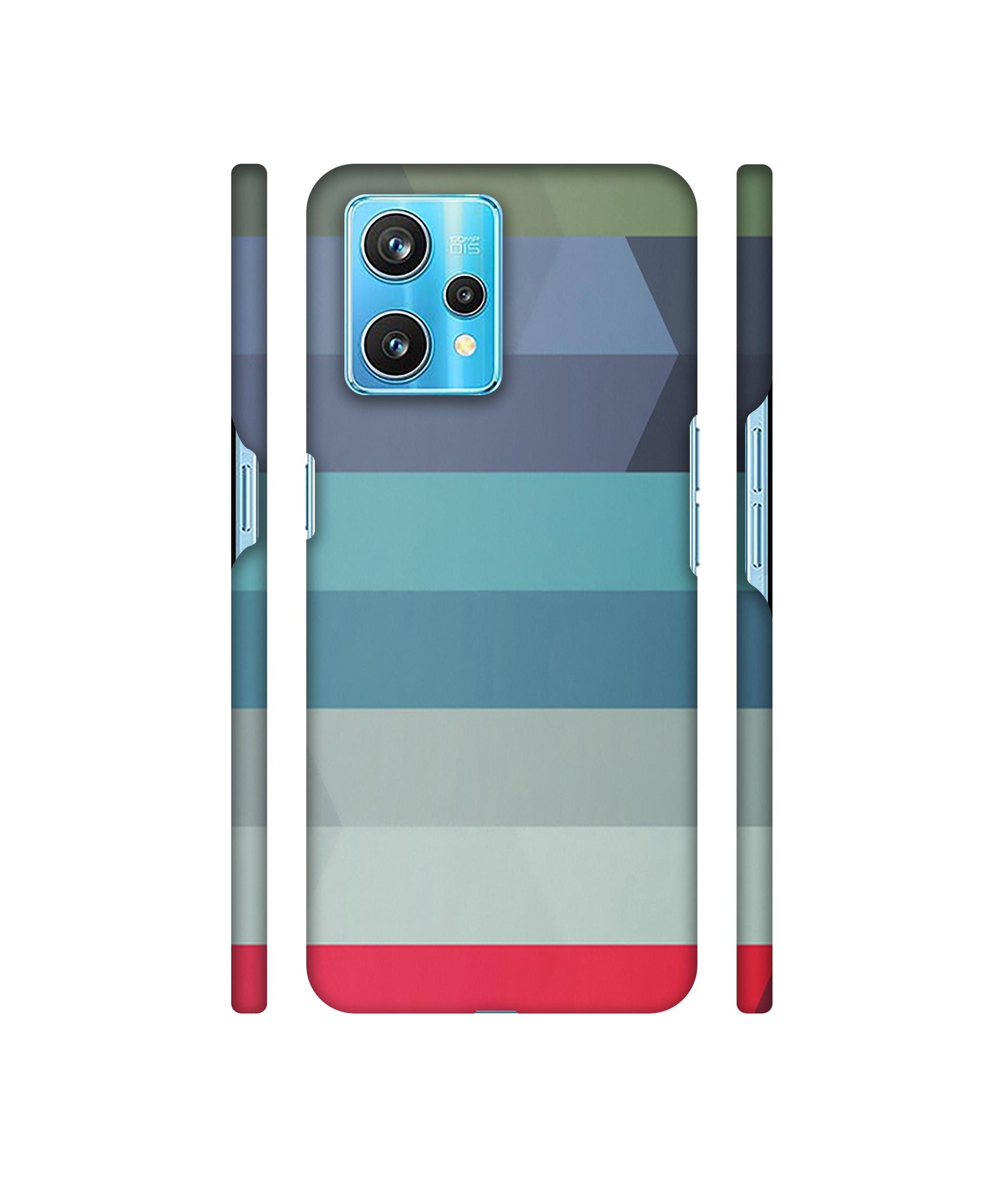 Colorful Lines Designer Hard Back Cover for Realme 9 Pro Plus 5G