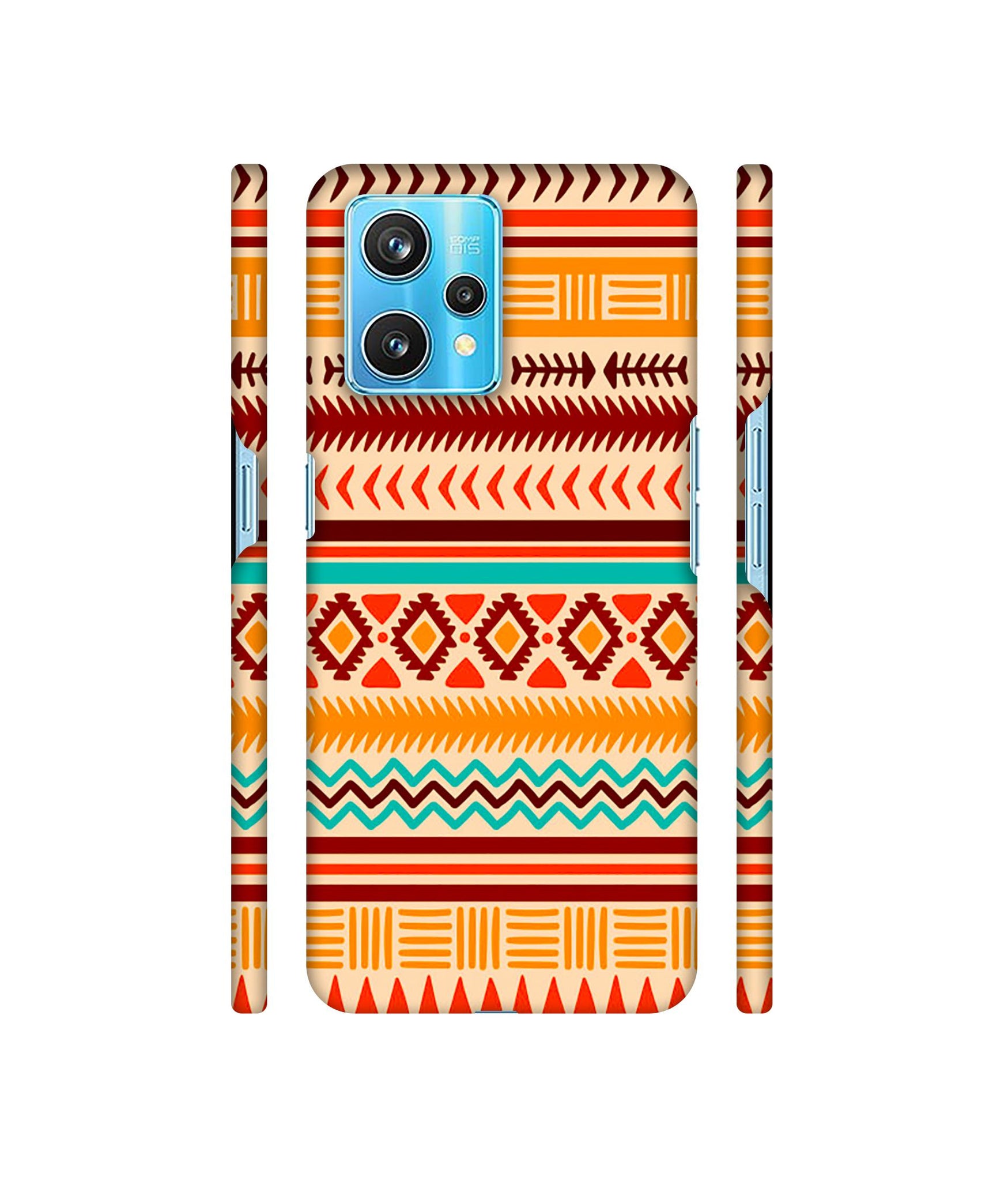 Marathi Rangoli Art Designer Hard Back Cover for Realme 9 Pro Plus 5G