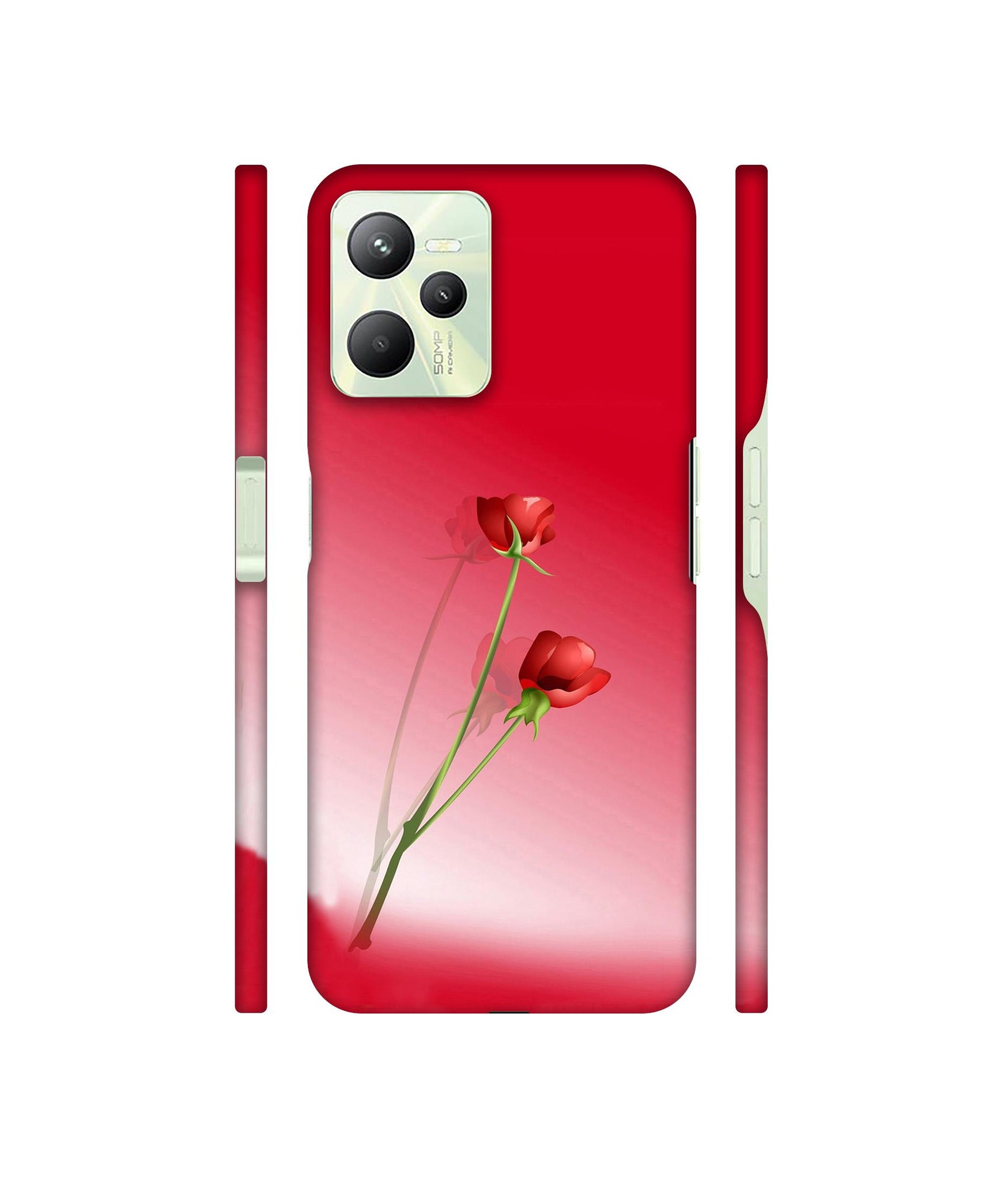 Red Roses Designer Hard Back Cover for Realme C35 4G