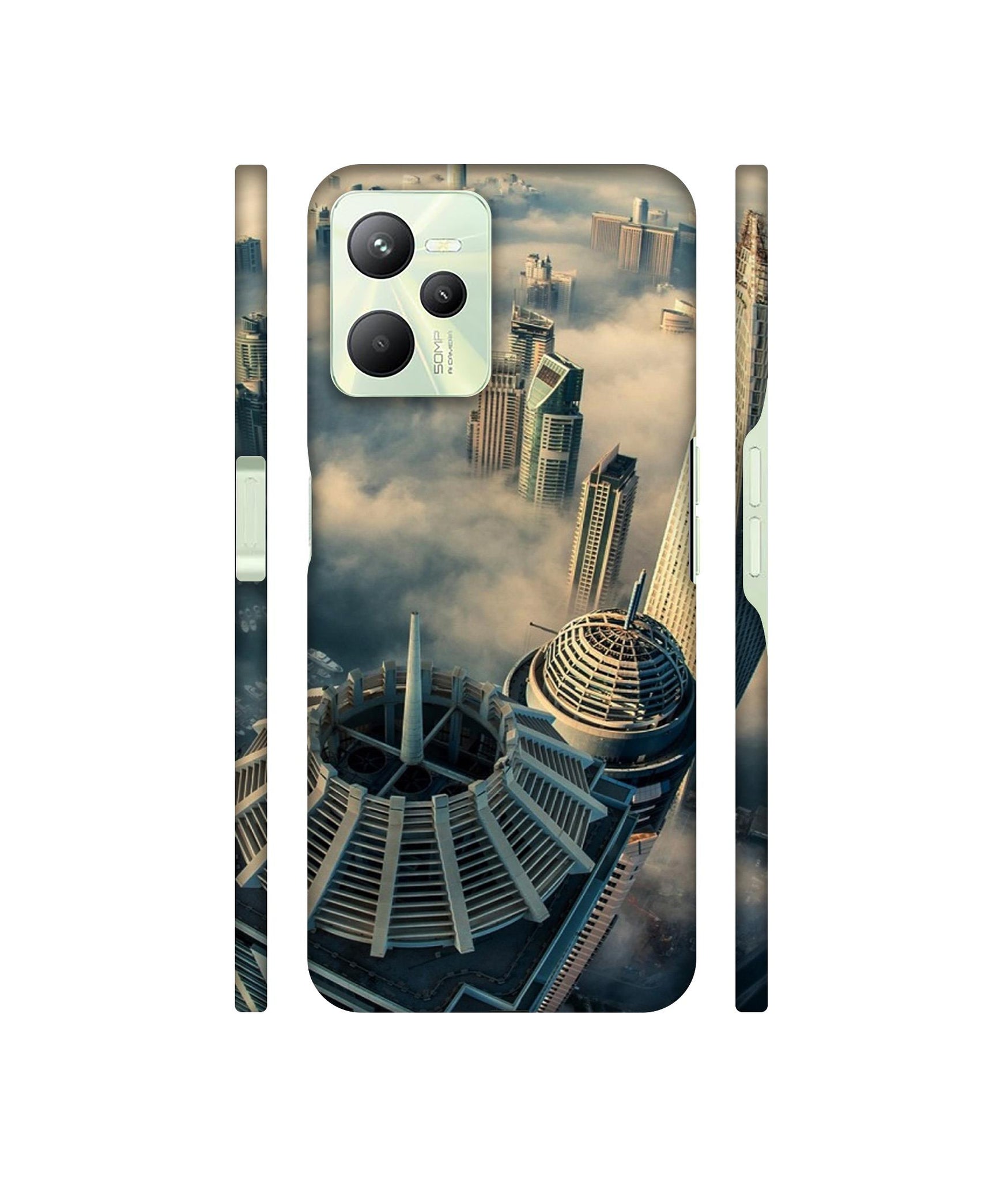 City Scapes Designer Hard Back Cover for Realme C35 4G