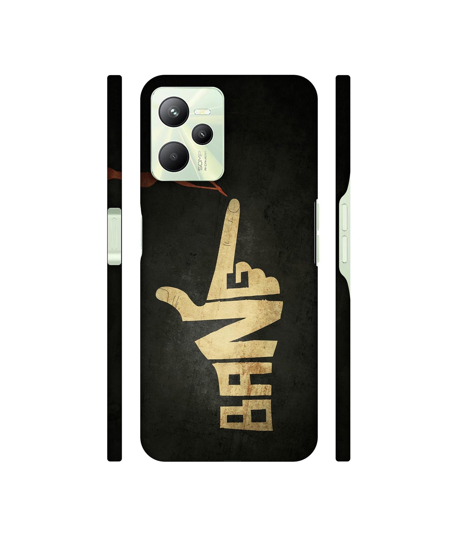 Pointing Designer Hard Back Cover for Realme C35 4G