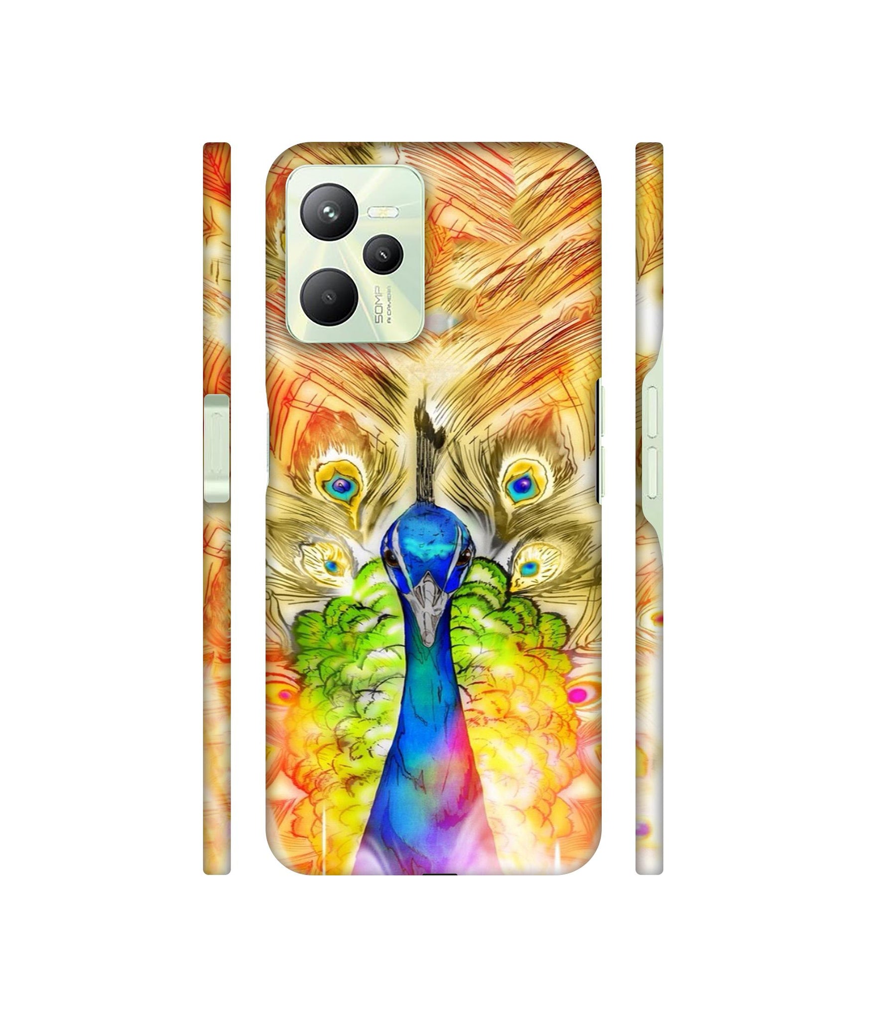 Colorful Joy Pattern Designer Hard Back Cover for Realme C35 4G