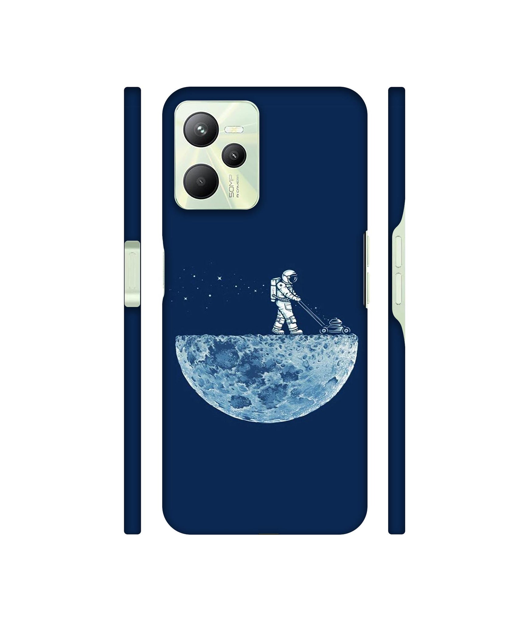 Moon Walk Designer Hard Back Cover for Realme C35 4G