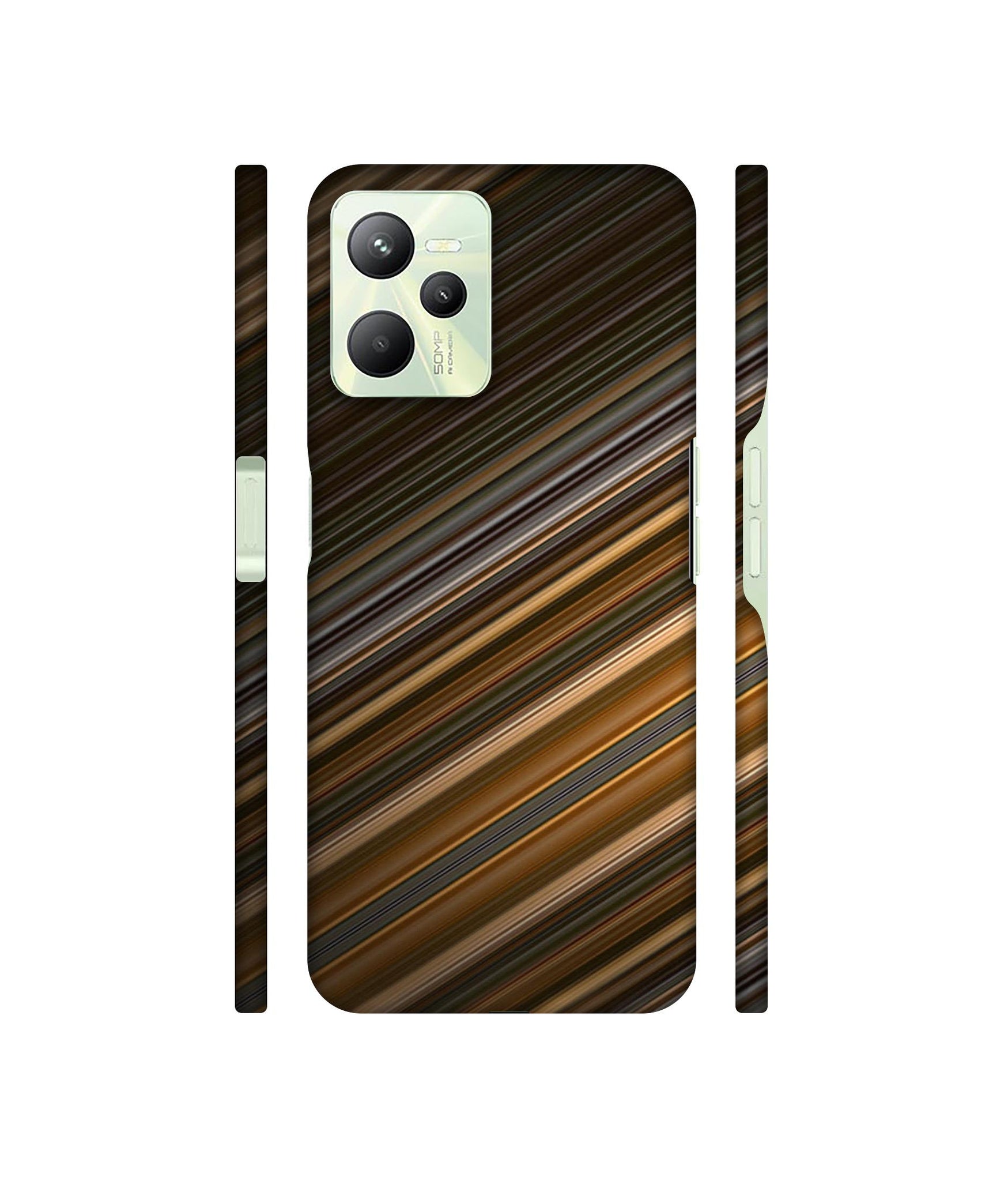 Stripes Designer Hard Back Cover for Realme C35 4G