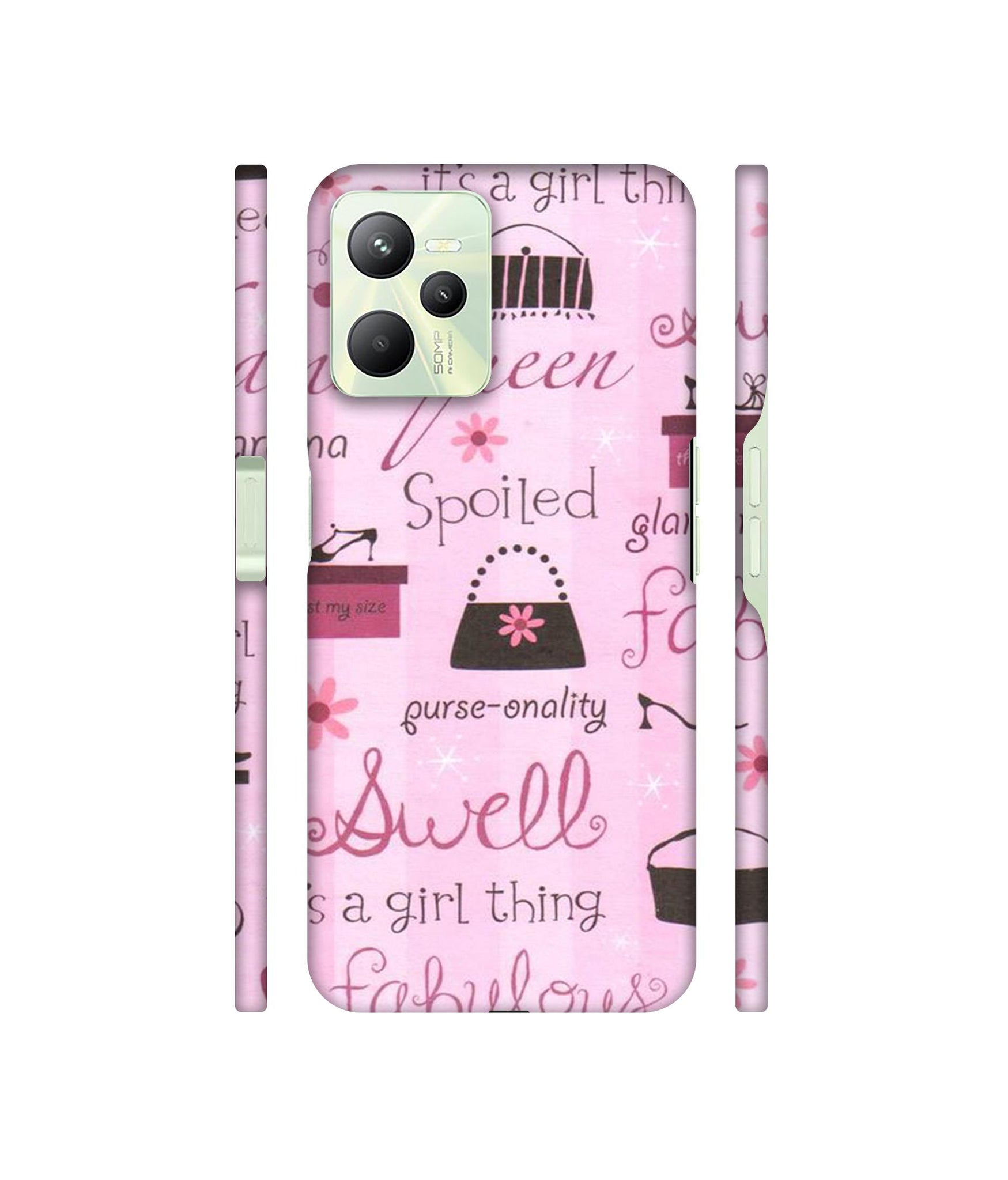 Its A Girl Thing Designer Hard Back Cover for Realme C35 4G
