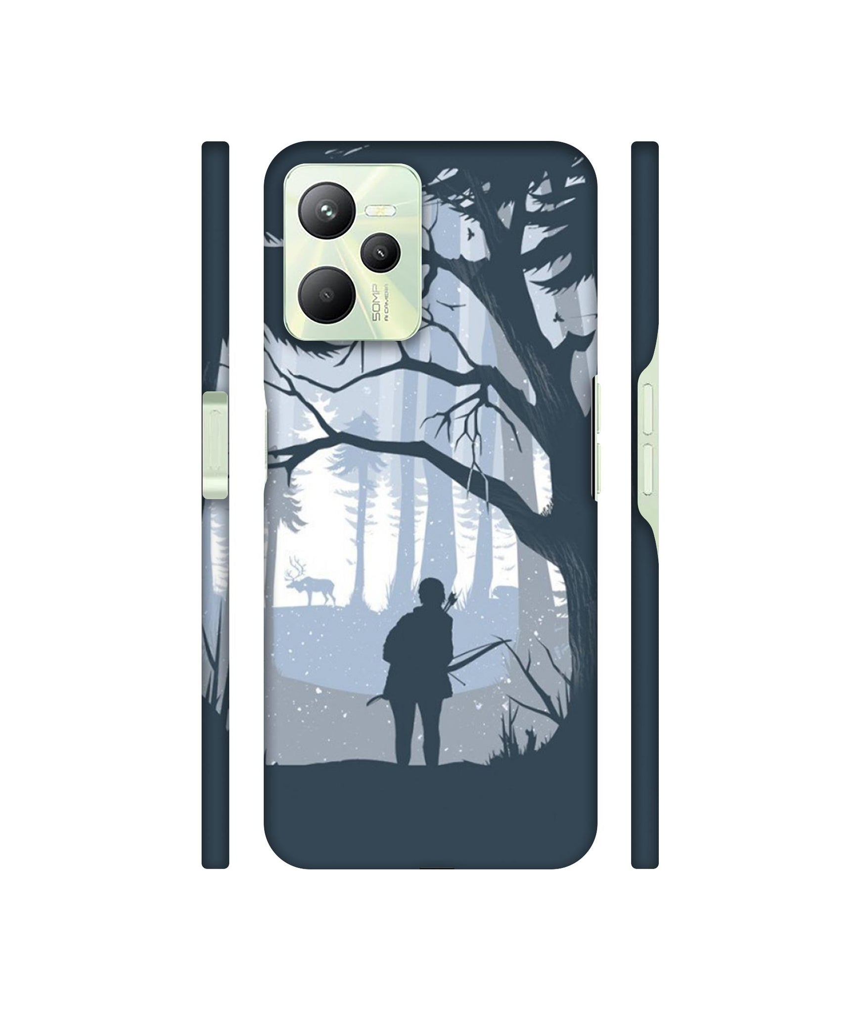 Hunter Designer Hard Back Cover for Realme C35 4G