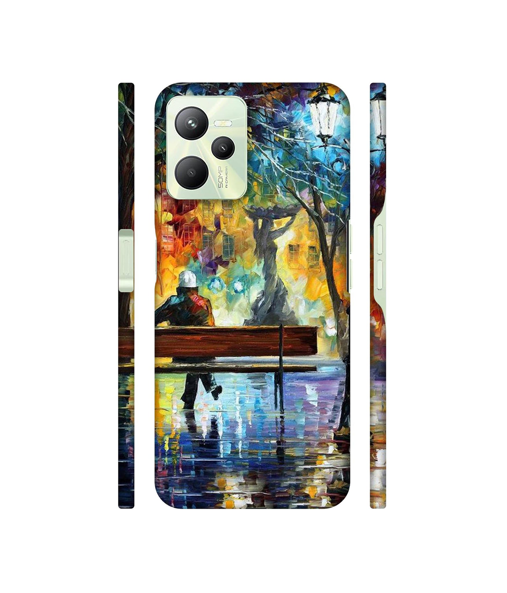 Man Resting Designer Hard Back Cover for Realme C35 4G