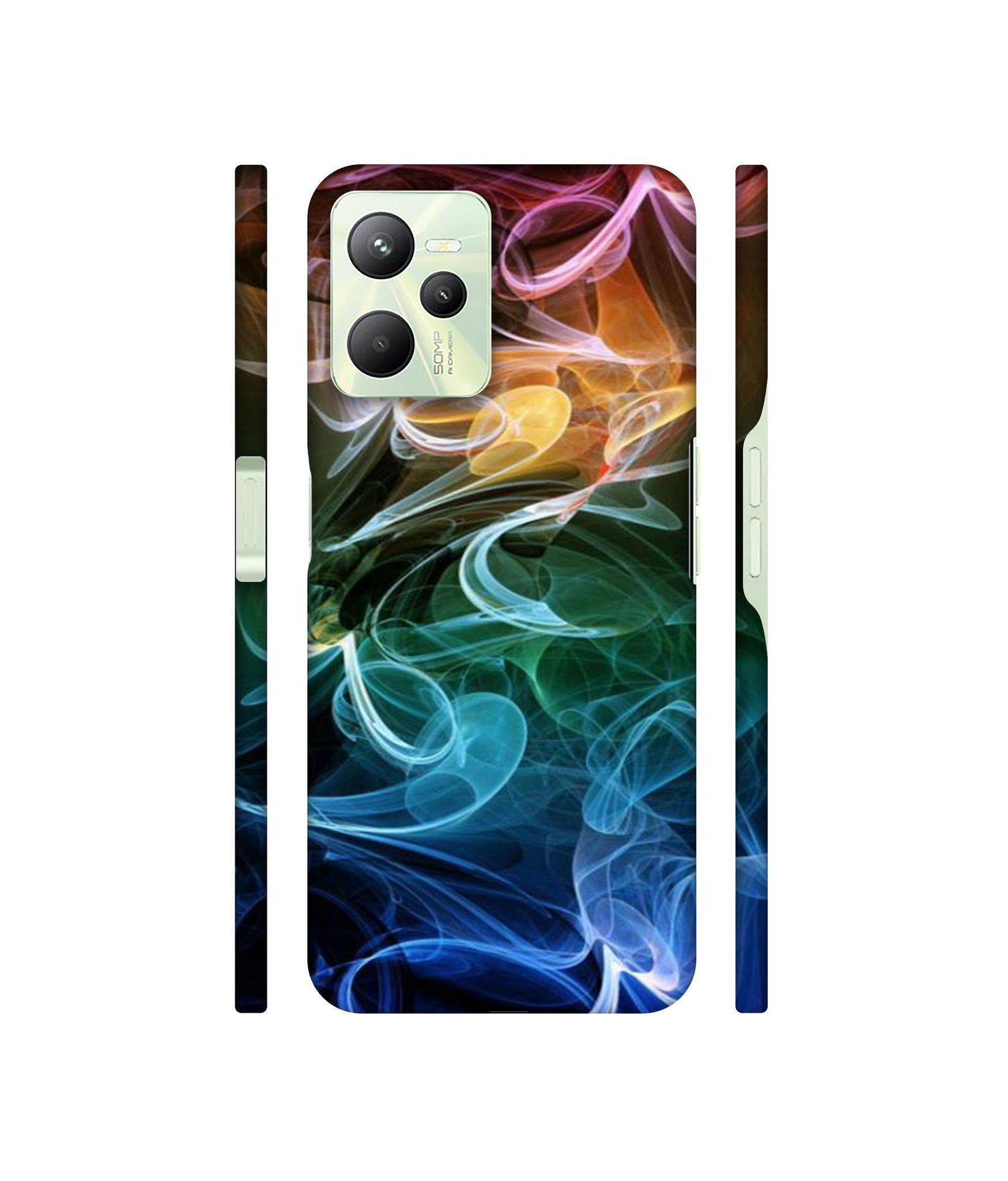 Smoky Pattern Designer Hard Back Cover for Realme C35 4G