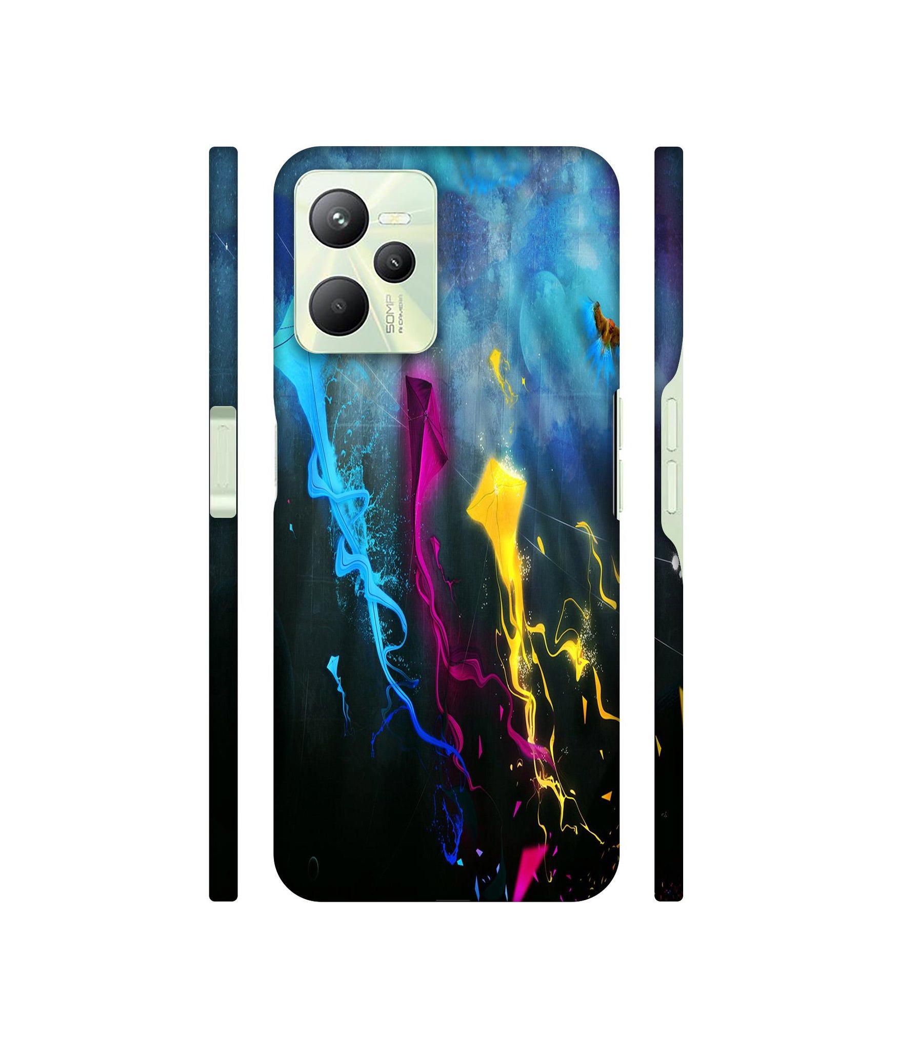 Kites Designer Hard Back Cover for Realme C35 4G