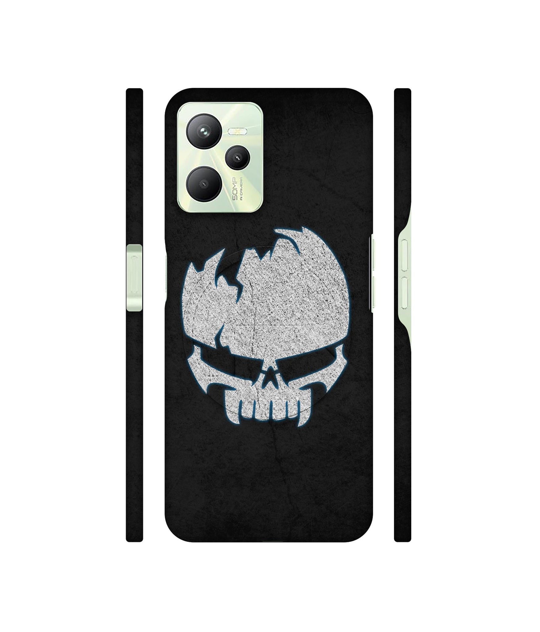 Skull Designer Hard Back Cover for Realme C35 4G