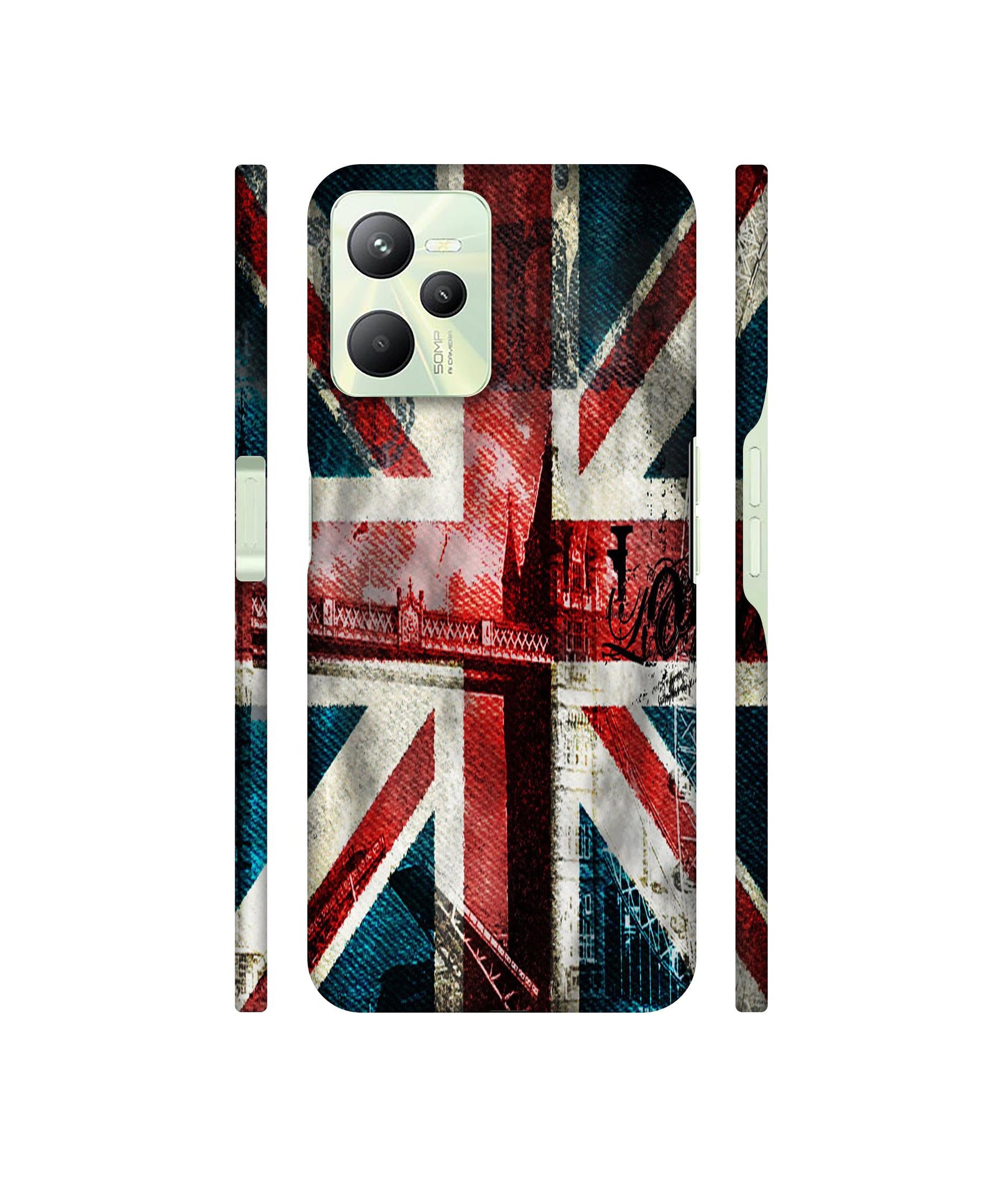 Music Men Designer Hard Back Cover for Realme C35 4G