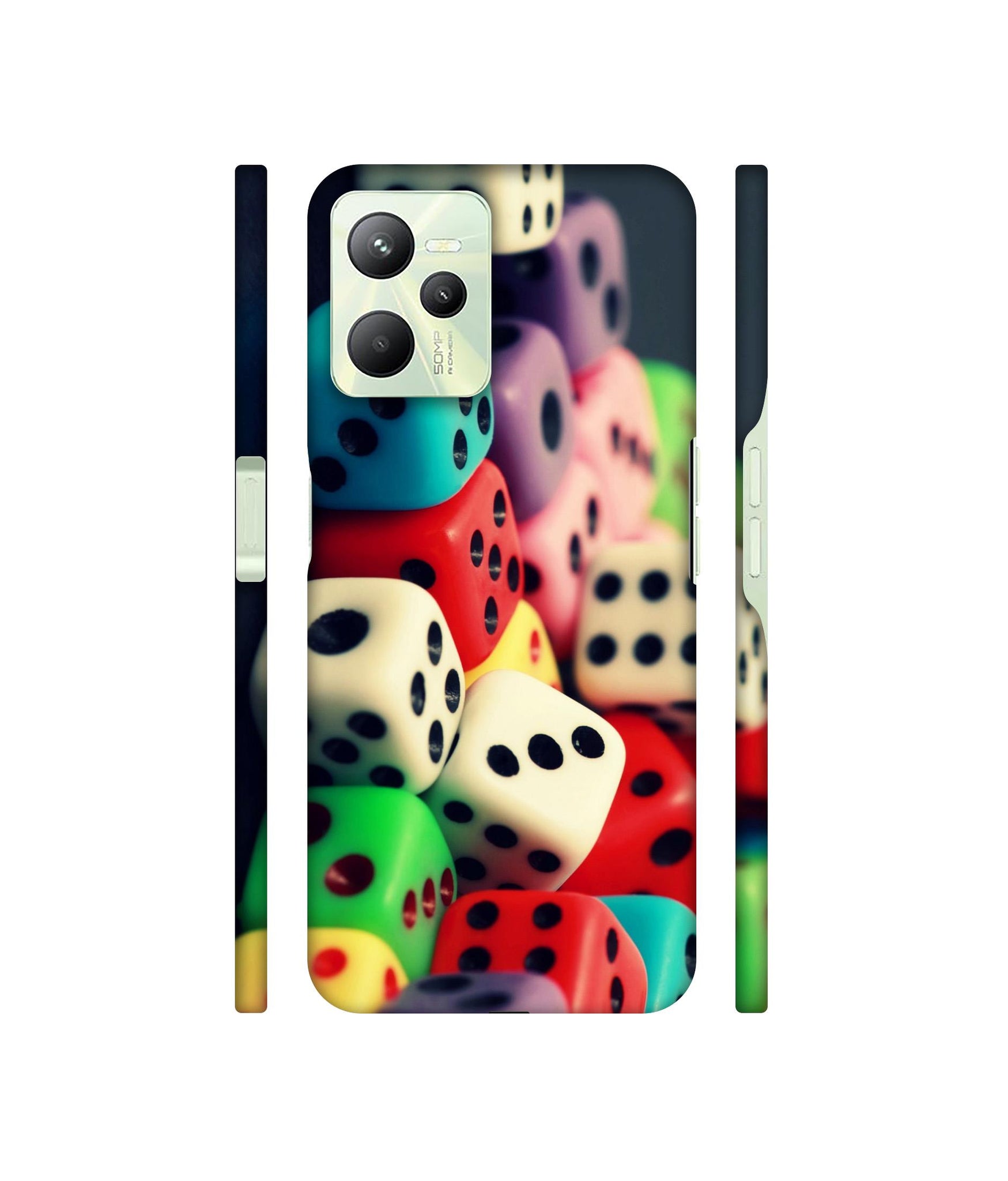 Dice Designer Hard Back Cover for Realme C35 4G