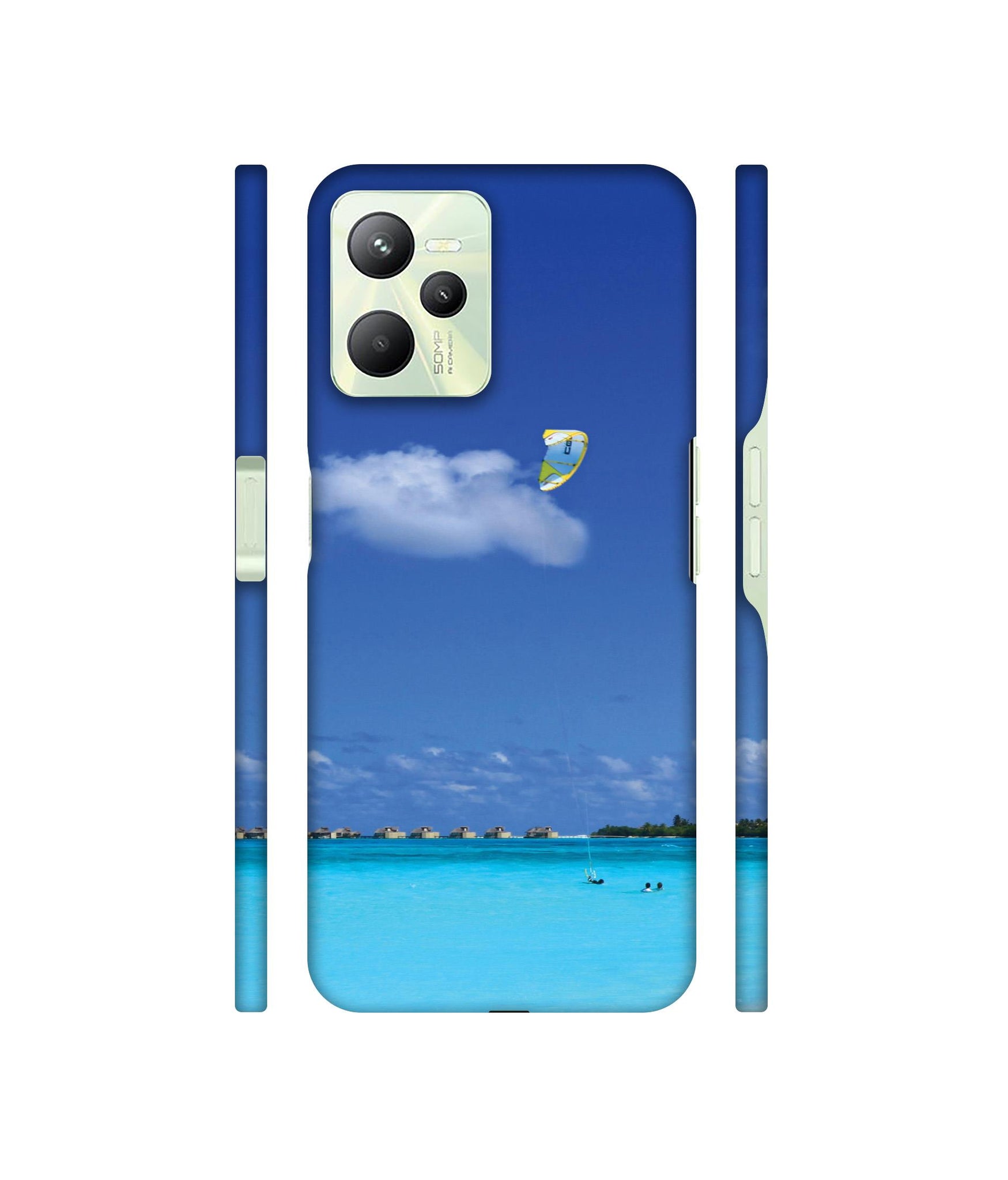 Maldivies Ocean Designer Hard Back Cover for Realme C35 4G