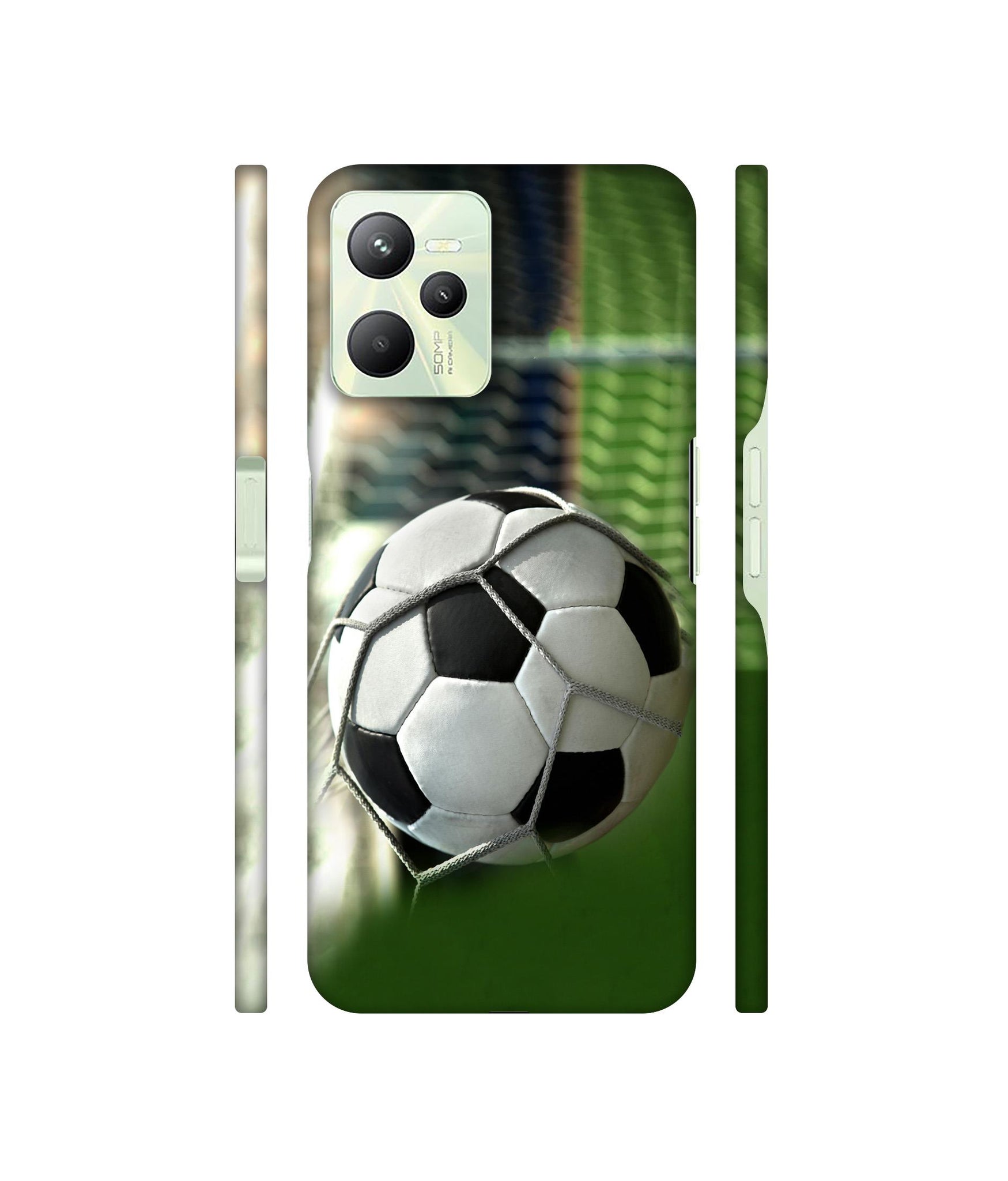Football Designer Hard Back Cover for Realme C35 4G
