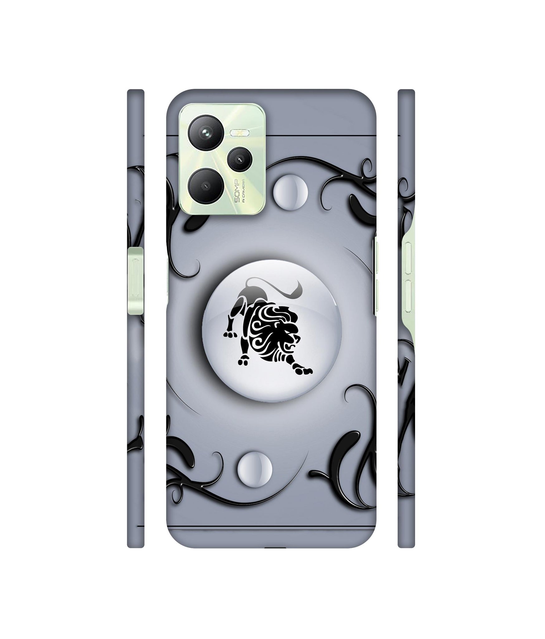 Leo Designer Hard Back Cover for Realme C35 4G