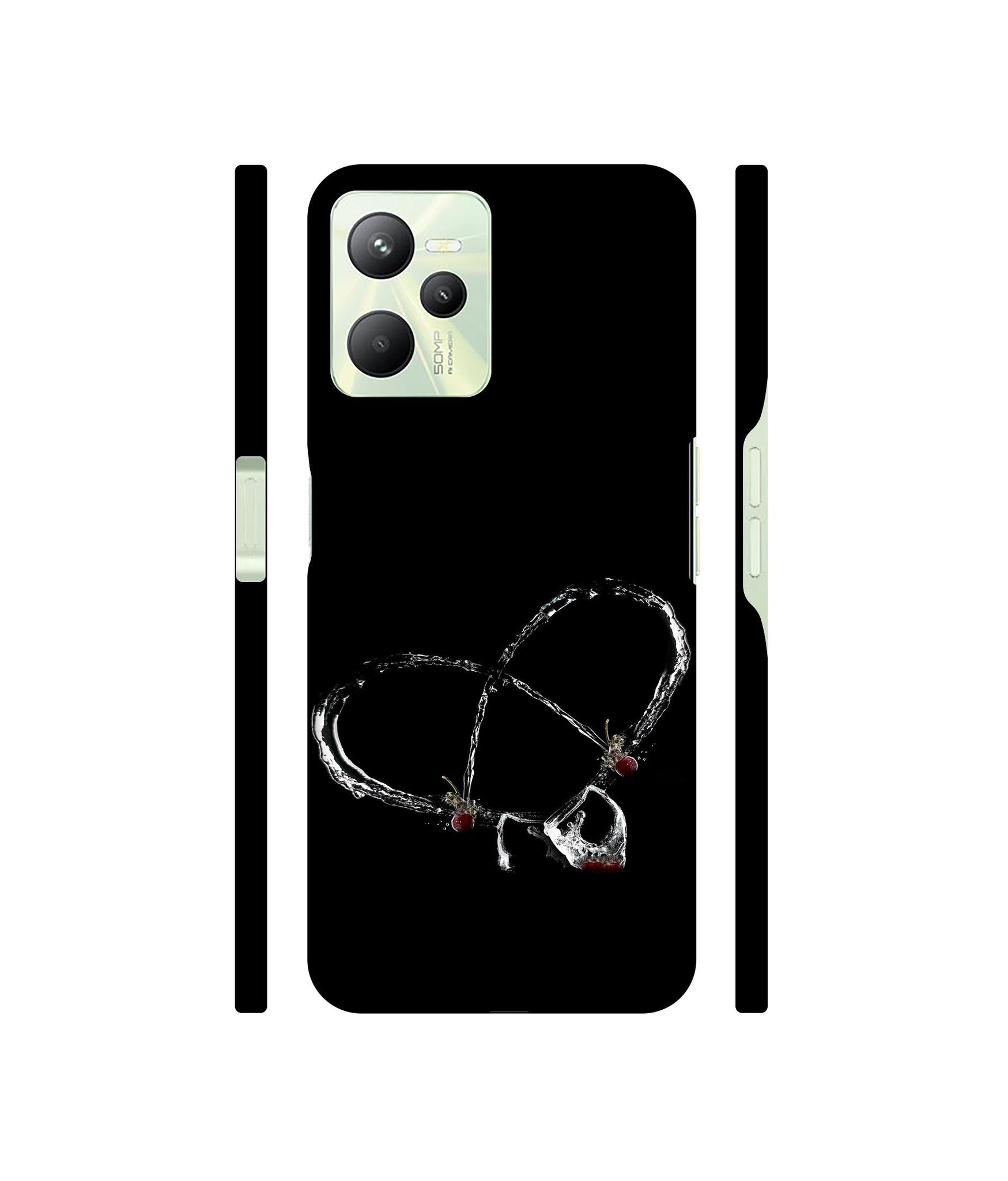 Heart Wine Designer Hard Back Cover for Realme C35 4G