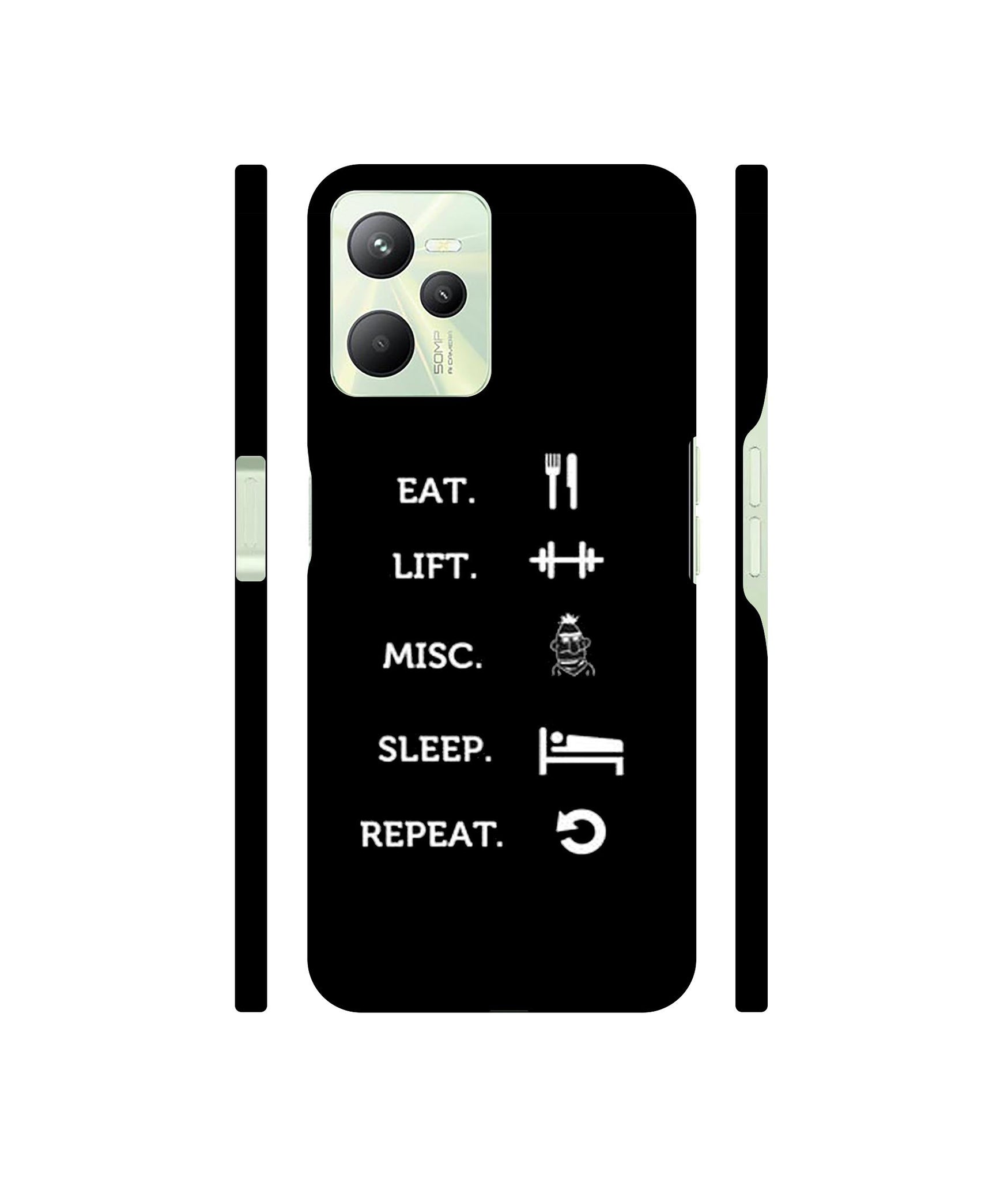 Life Tool Quote Designer Hard Back Cover for Realme C35 4G