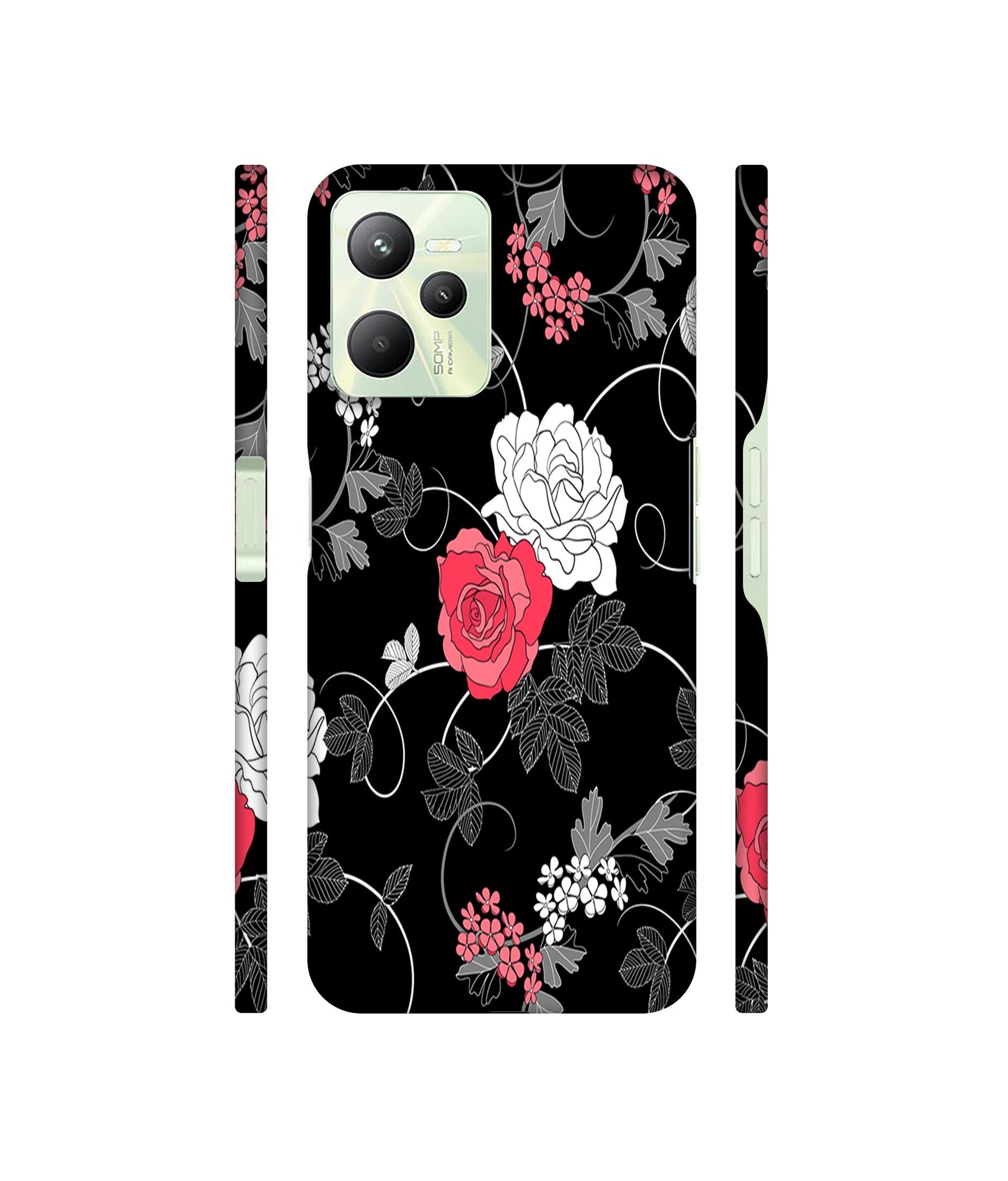 Roses Designer Hard Back Cover for Realme C35 4G