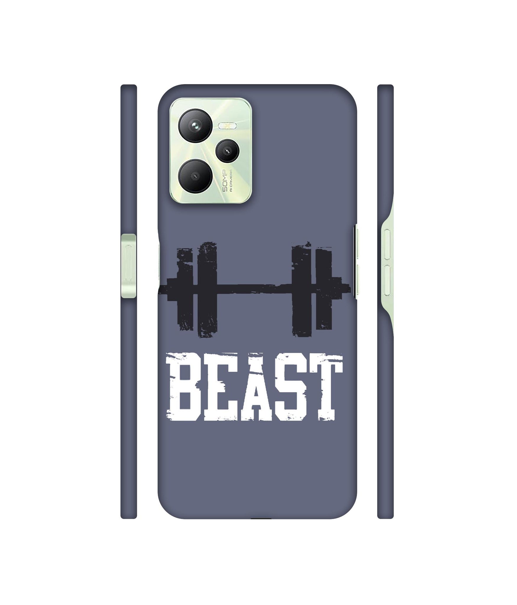 Beast Gym Designer Hard Back Cover for Realme C35 4G
