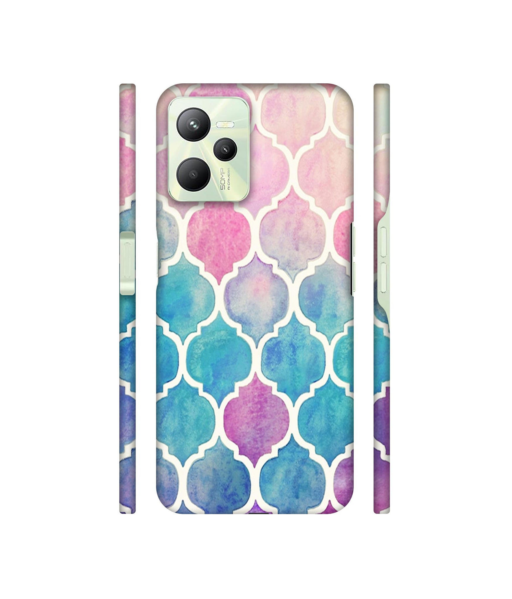 Patterns Art Designer Hard Back Cover for Realme C35 4G