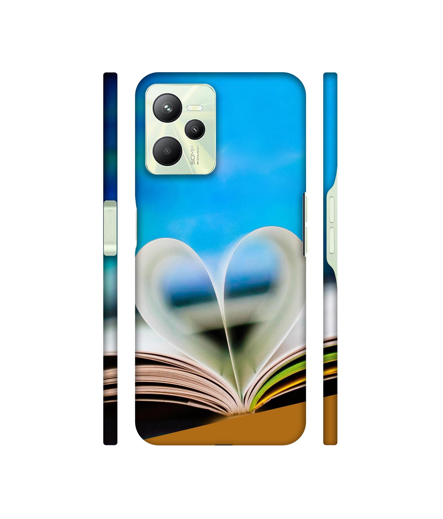 Love Book Designer Hard Back Cover for Realme C35 4G