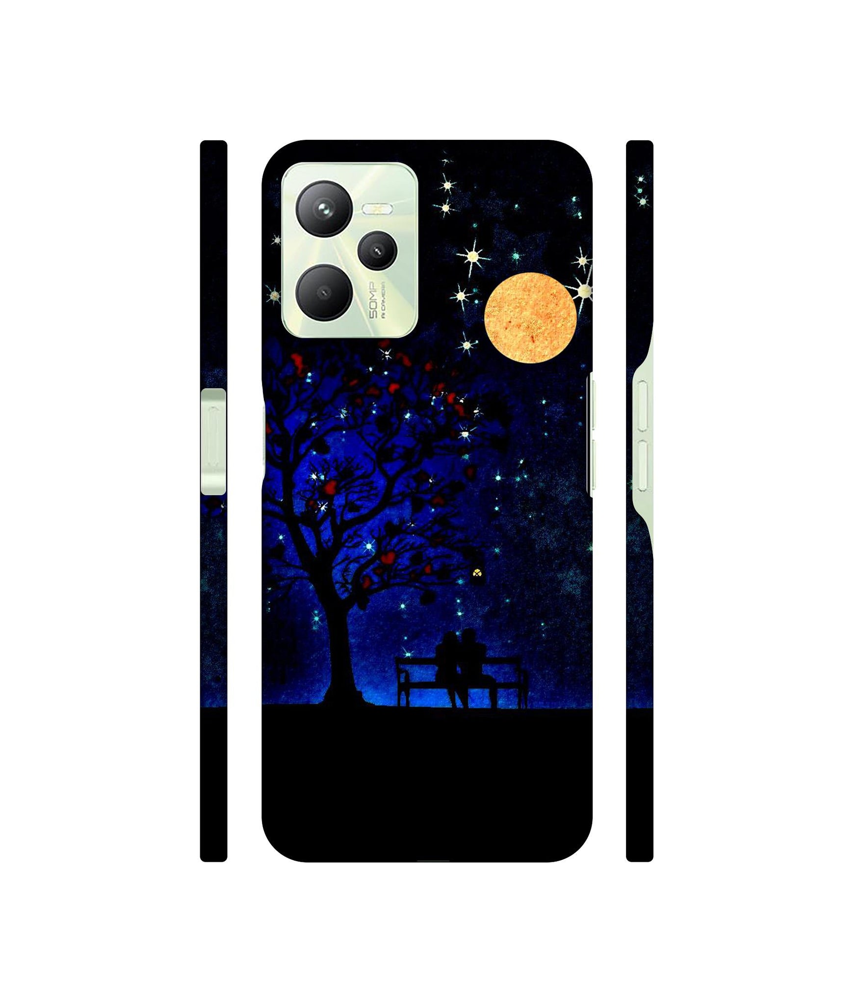 Blue Sky Designer Hard Back Cover for Realme C35 4G
