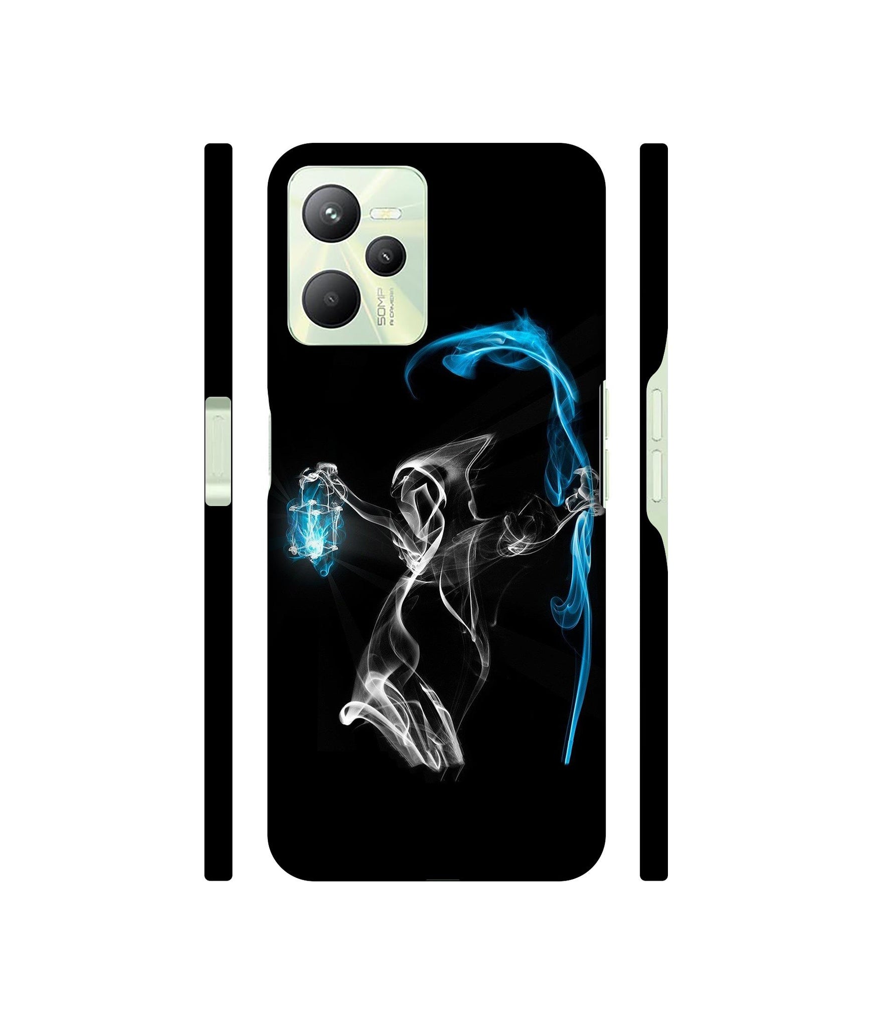 3D Skull Designer Hard Back Cover for Realme C35 4G