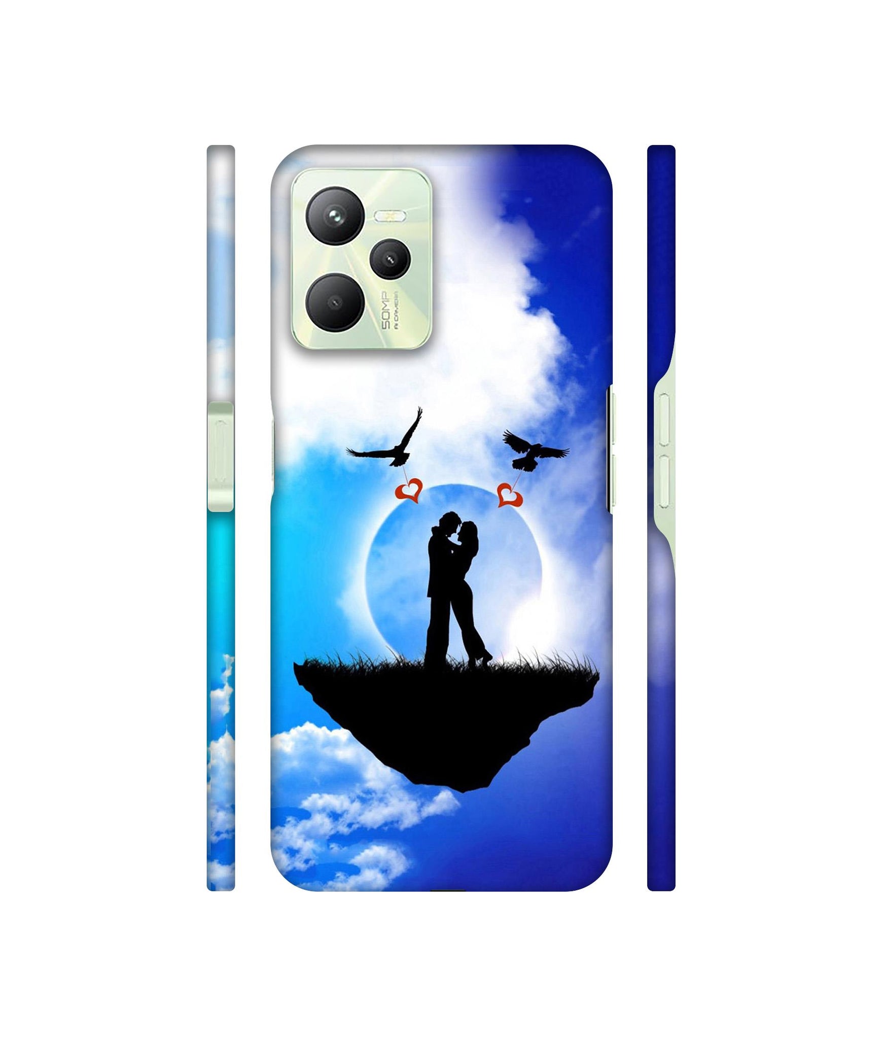 Flying Love Designer Hard Back Cover for Realme C35 4G