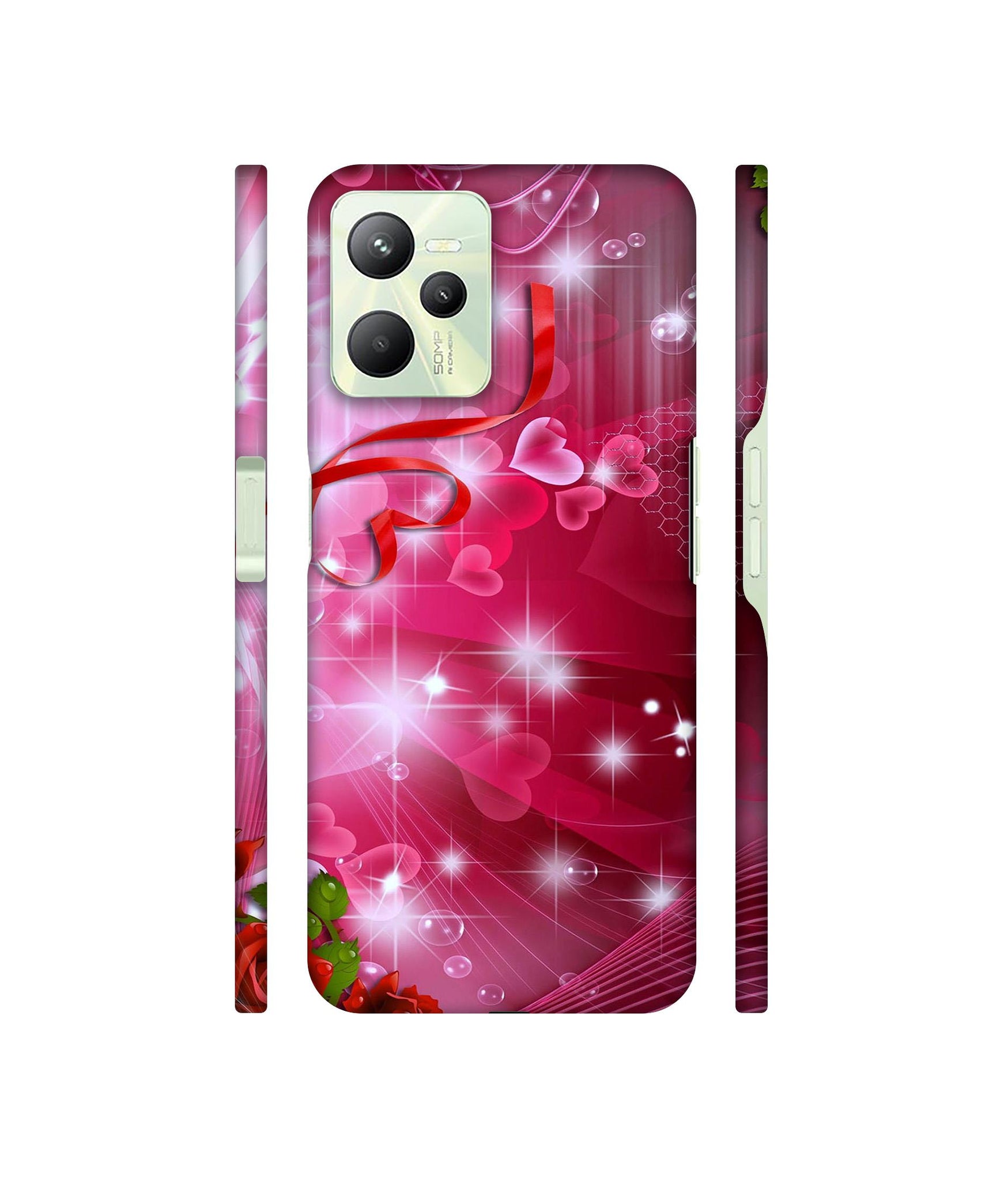 Love Designer Hard Back Cover for Realme C35 4G