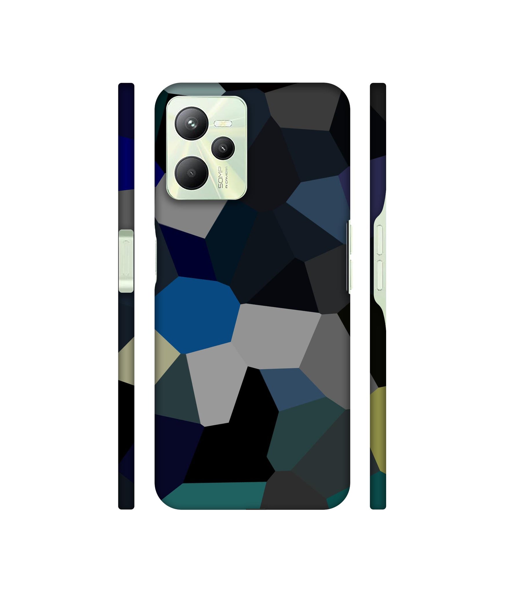 Mathematical Shape Designer Hard Back Cover for Realme C35 4G