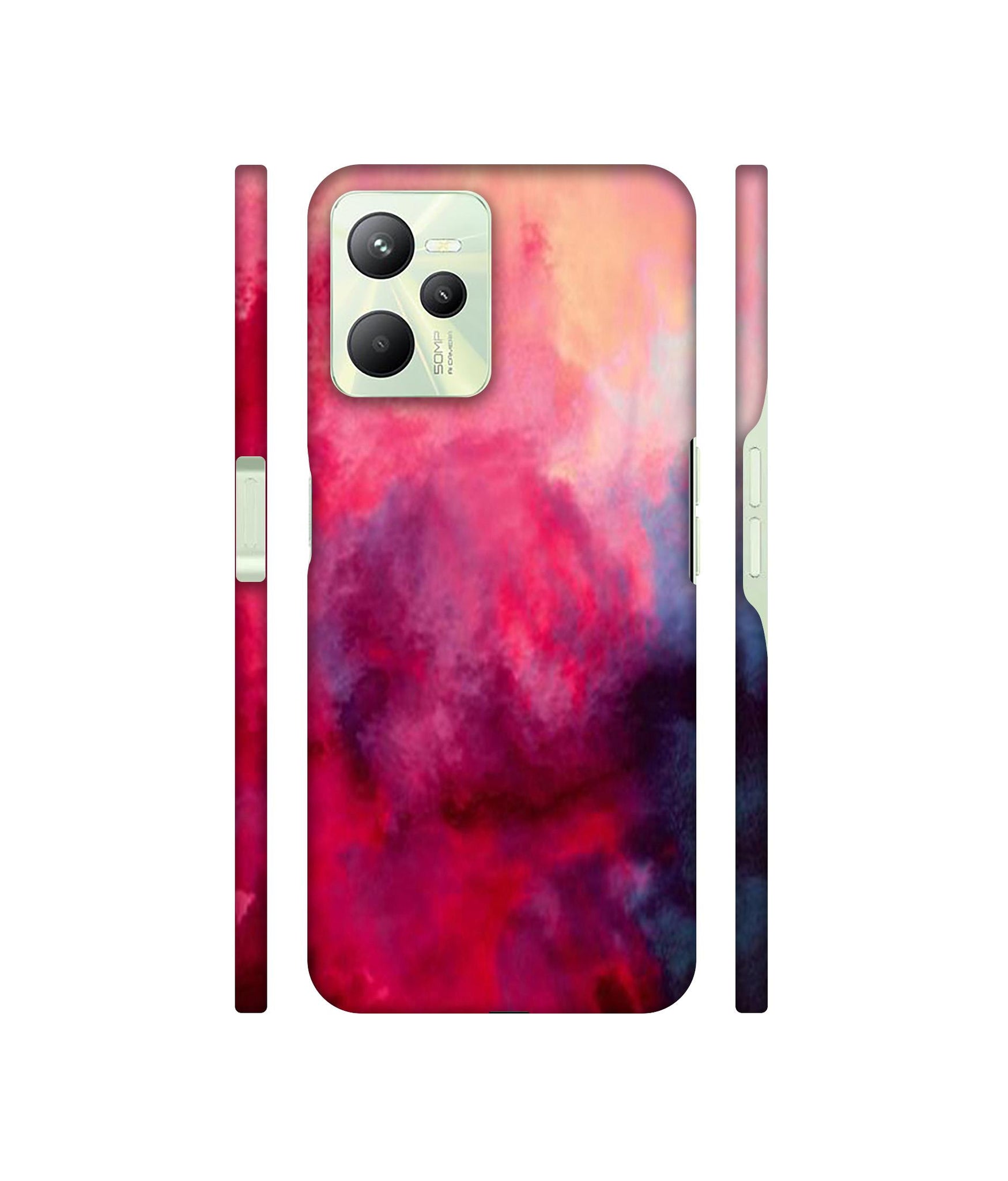 Holi Color Designer Hard Back Cover for Realme C35 4G