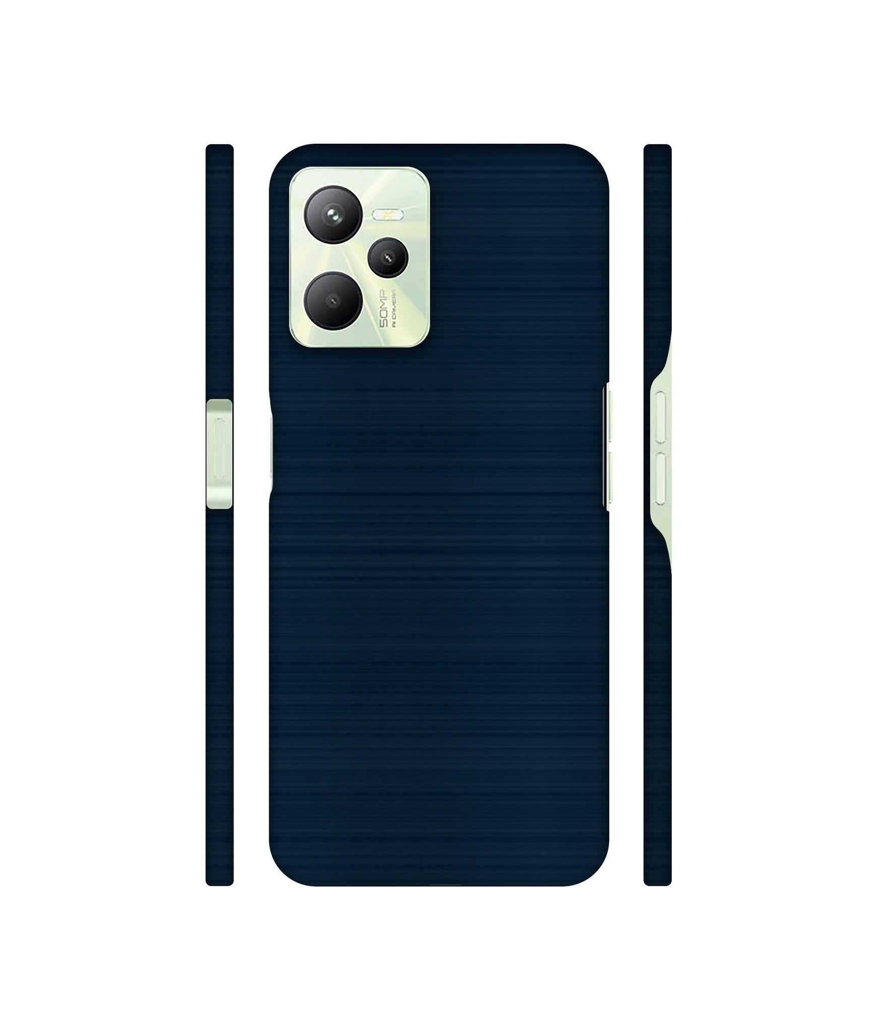 Blue Line Designer Hard Back Cover for Realme C35 4G
