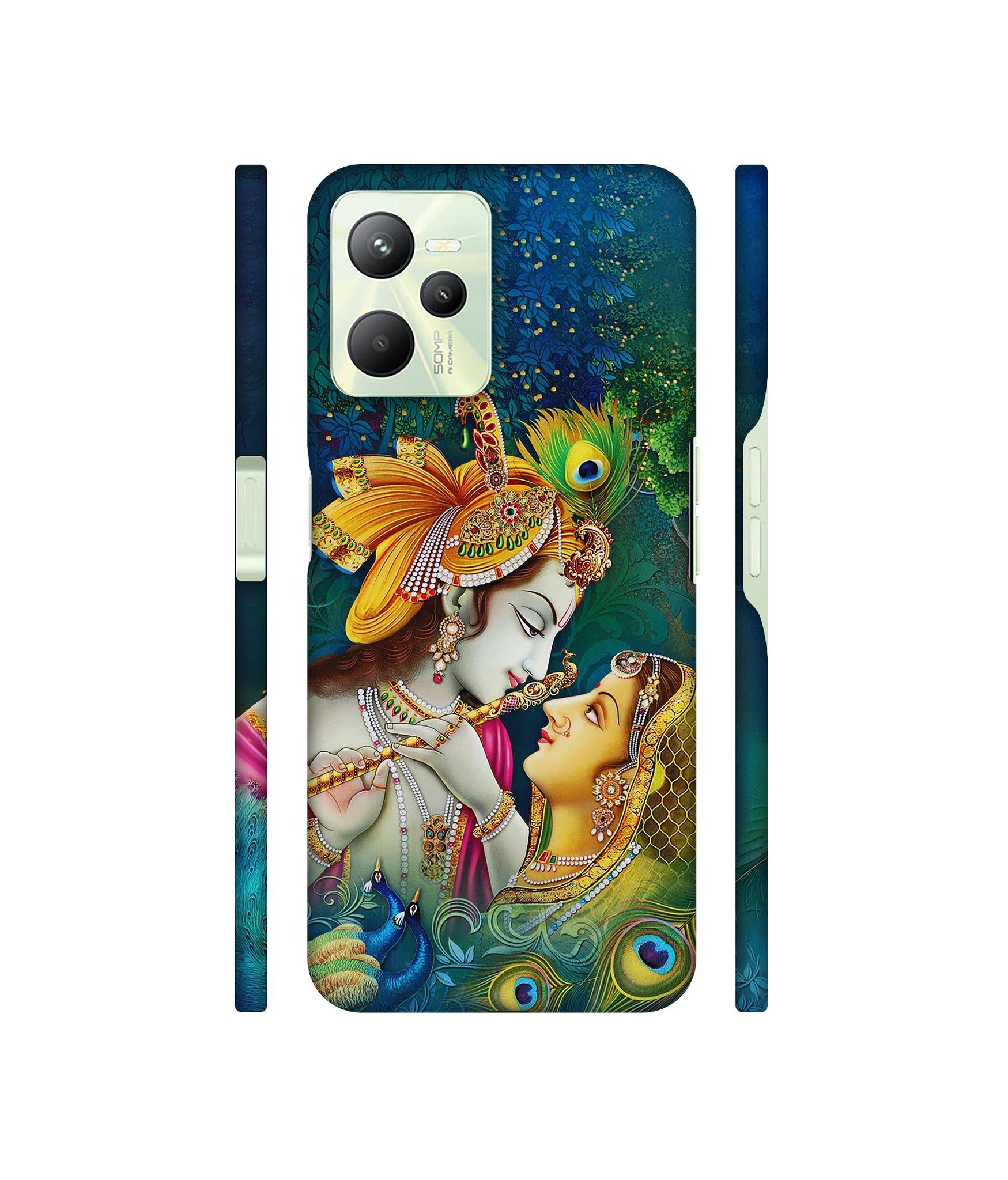 Radha Kishan Love Designer Hard Back Cover for Realme C35 4G