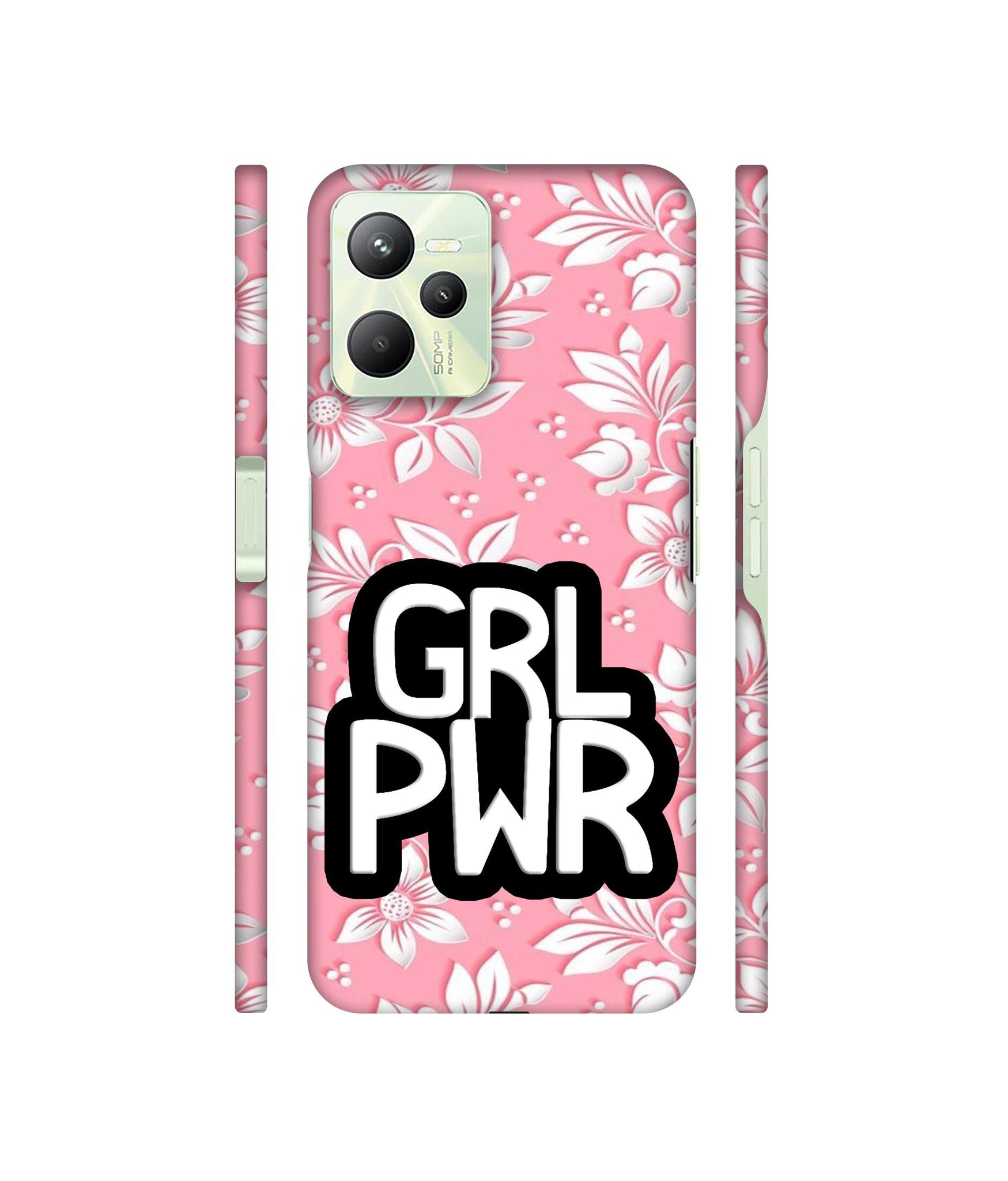 Girl Power Art Designer Hard Back Cover for Realme C35 4G