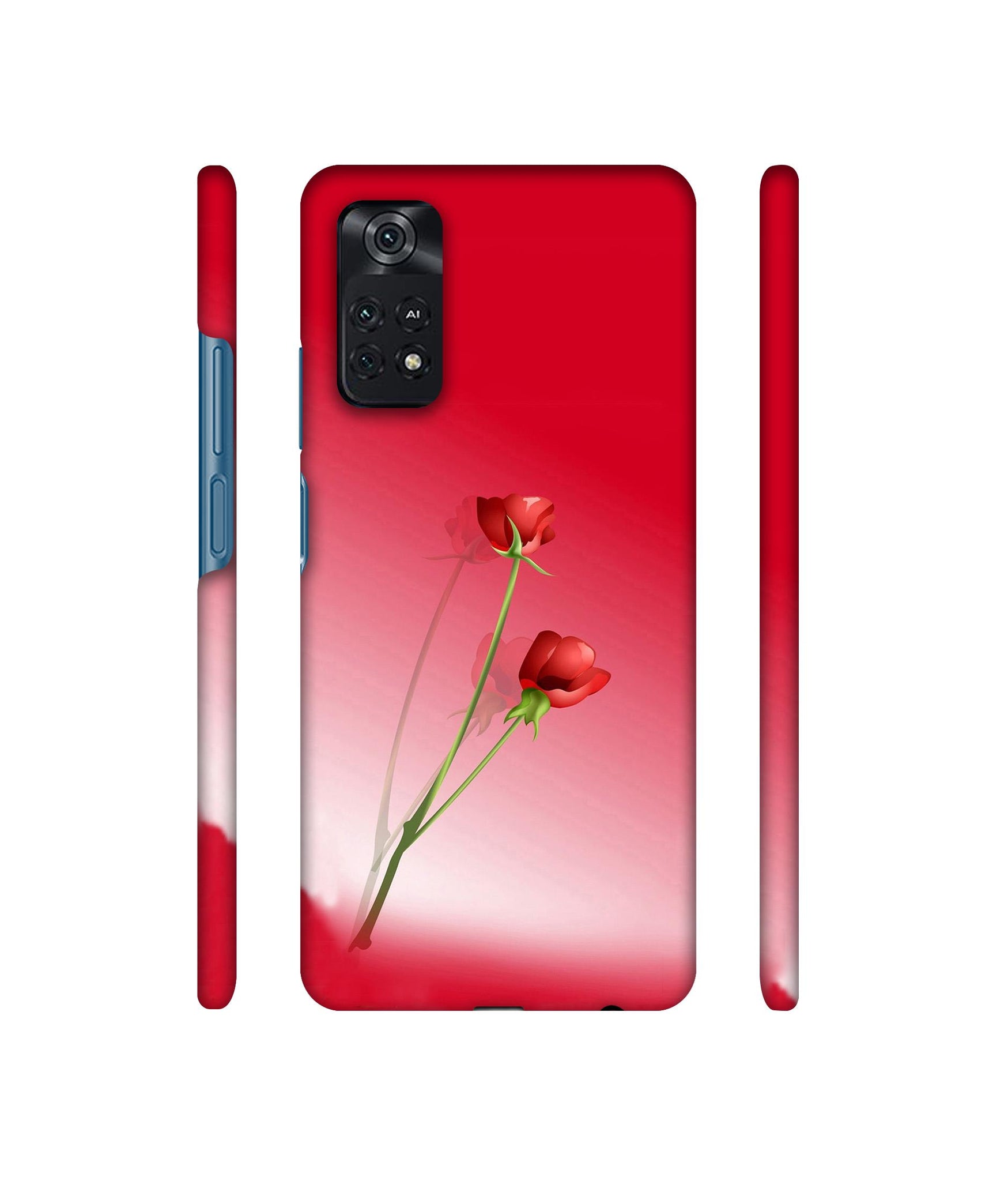Red Roses Designer Hard Back Cover for Mi Poco M4 Pro 4G