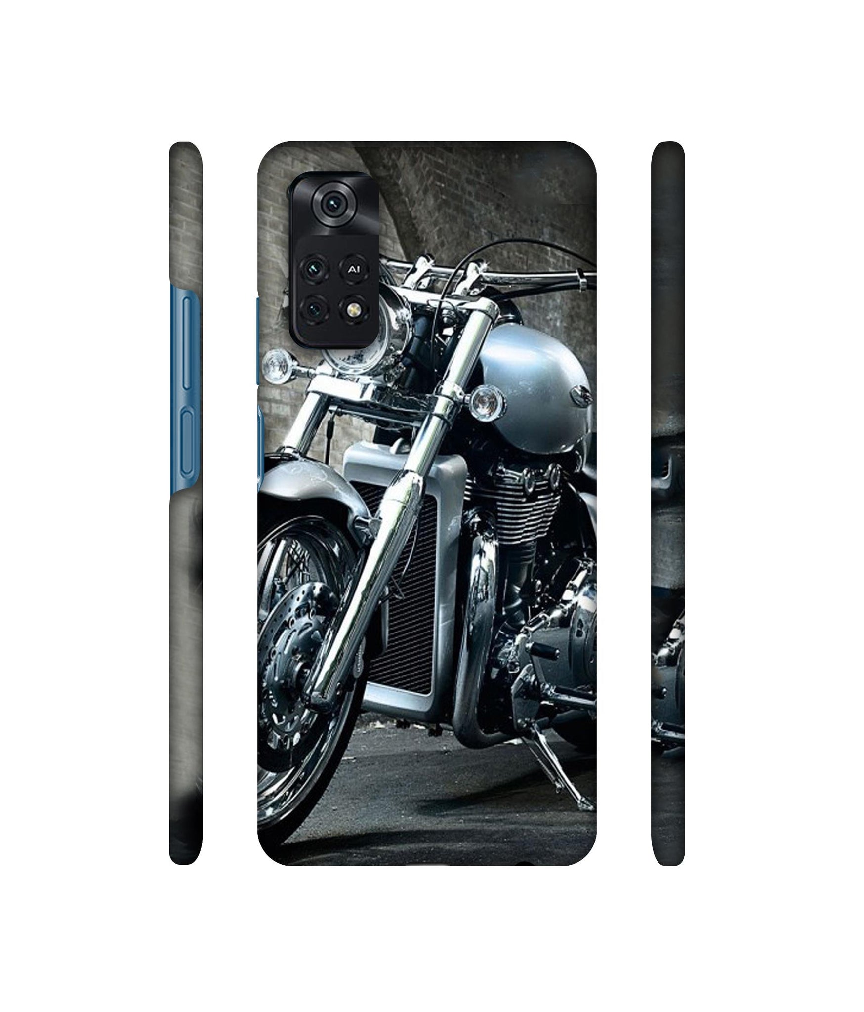 Motorcycle Designer Hard Back Cover for Mi Poco M4 Pro 4G