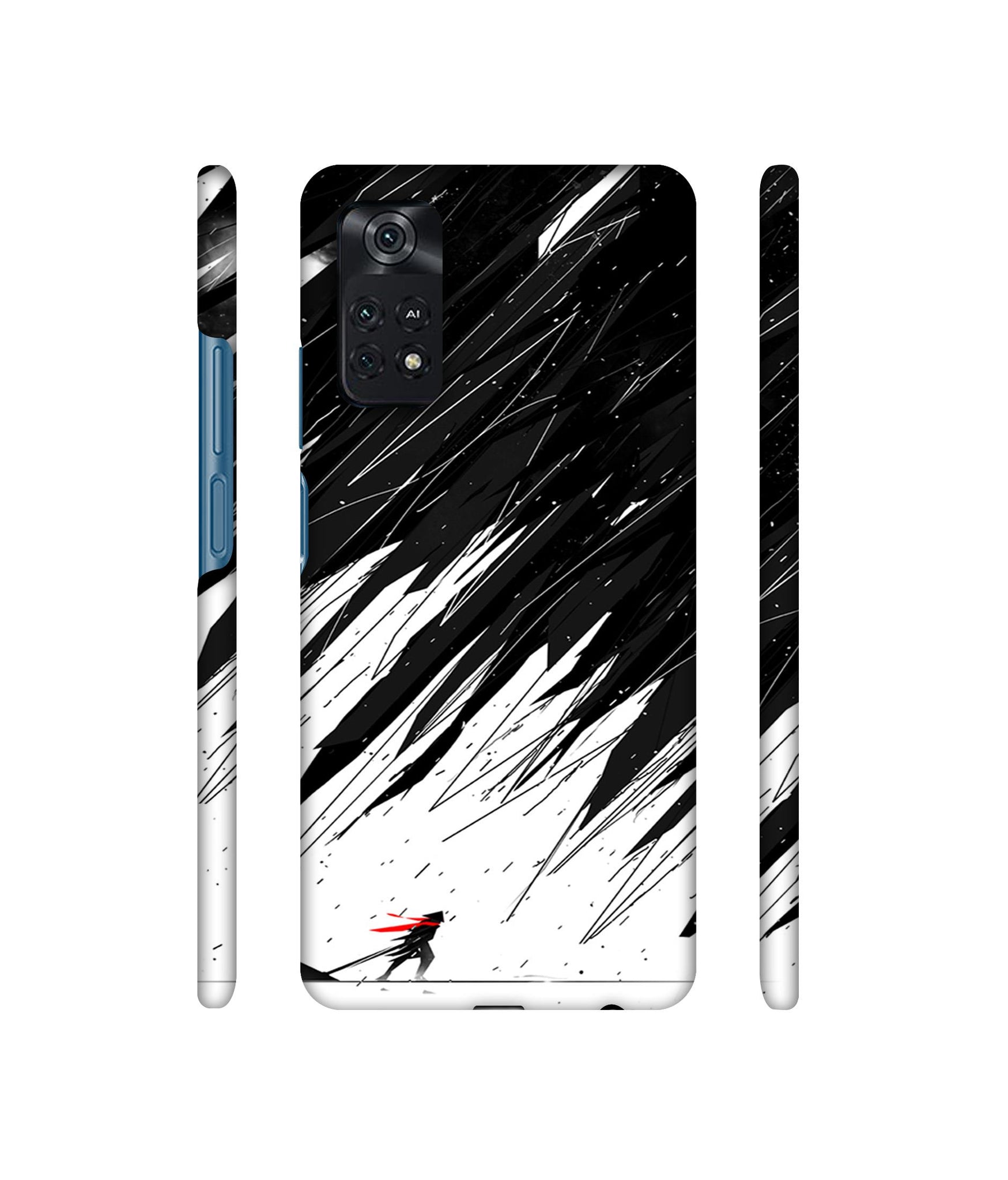 Geometric Strom Designer Hard Back Cover for Mi Poco M4 Pro 4G