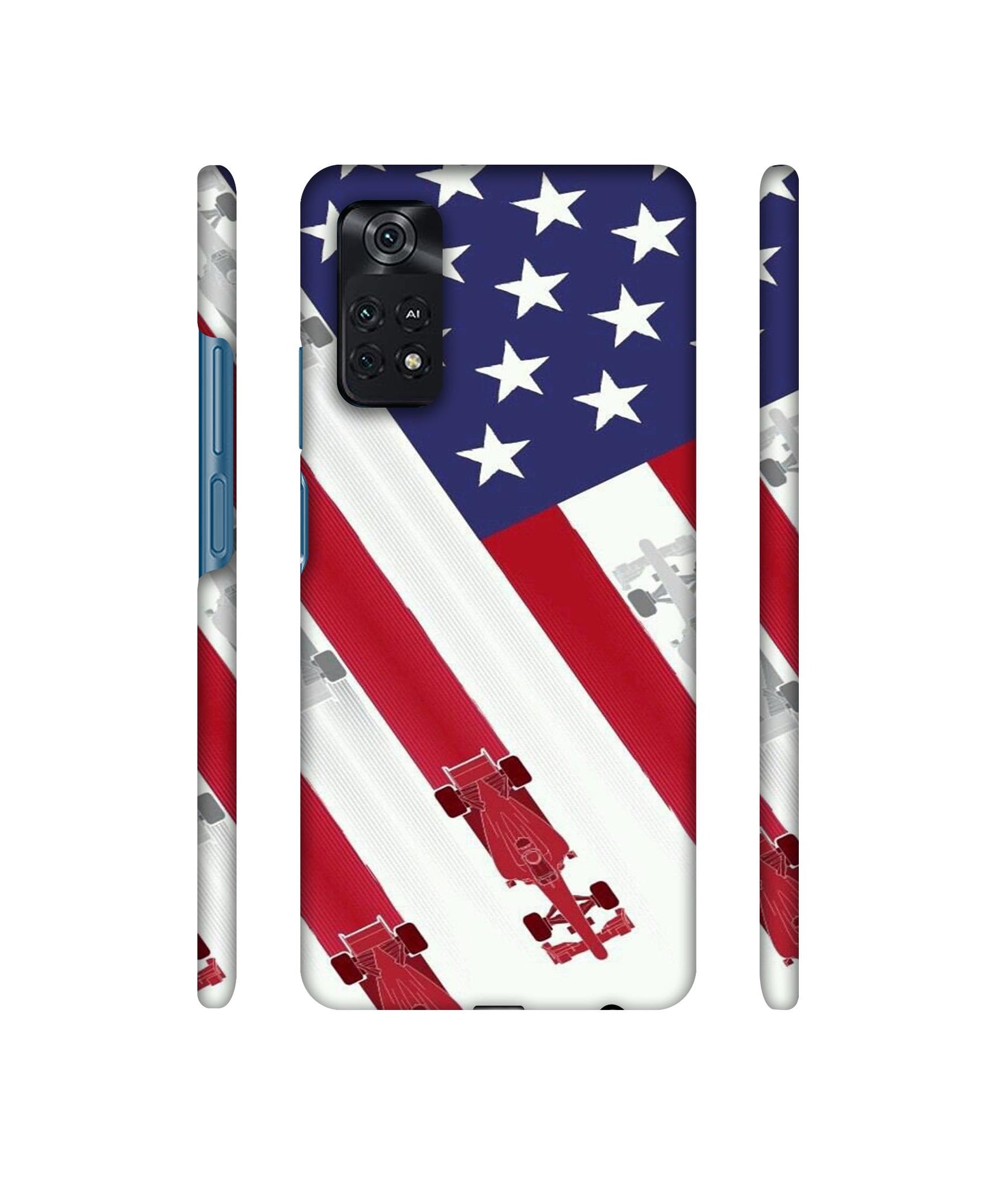 Ferrari On the Zoom Print Designer Hard Back Cover for Mi Poco M4 Pro 4G